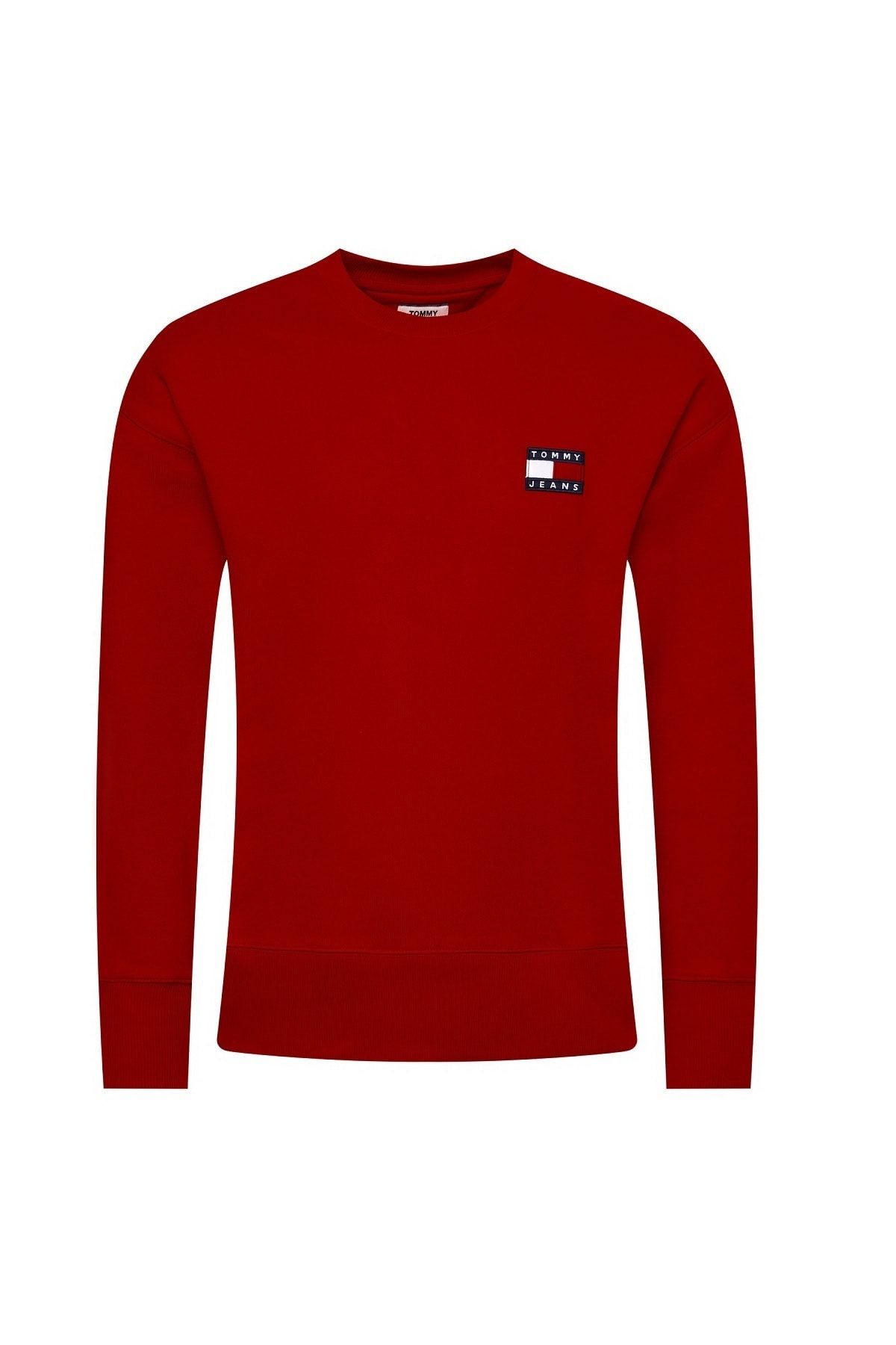 Tommy Hilfiger Erkek Badge Sweatshirt Dm0dm06592 Red