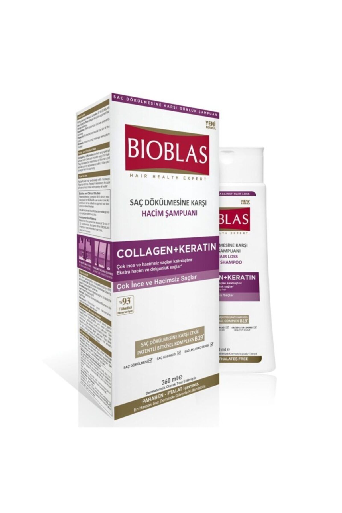 Bioblas Kolajen + Keratin Şampuan 360 ml