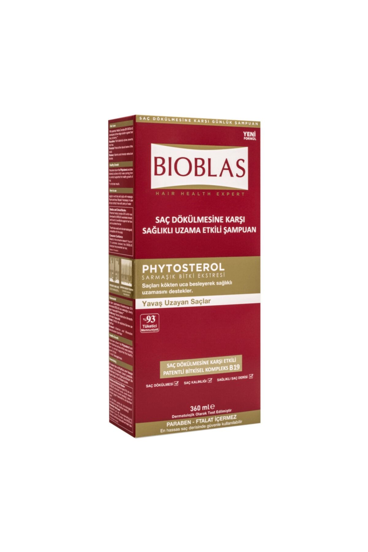 Bioblas Procyanidin Dökülme Karşıtı Sağlıklı Uzama Şampuanı 360 Ml