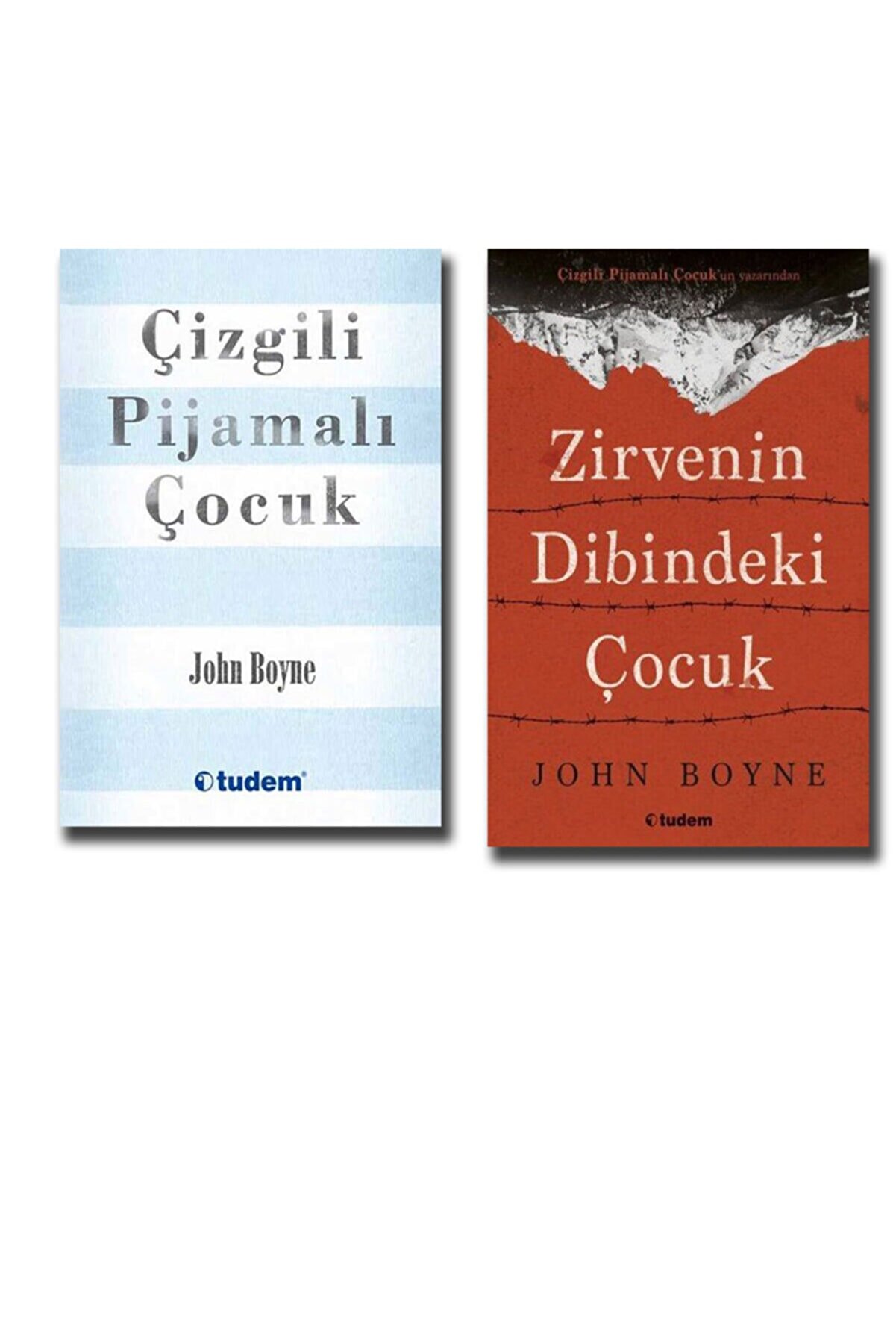 Tudem Yayınları John Boyne 2 Kitap Set Çizgili Pijamalı Çocuk Zirvenin Dibindeki Çocuk