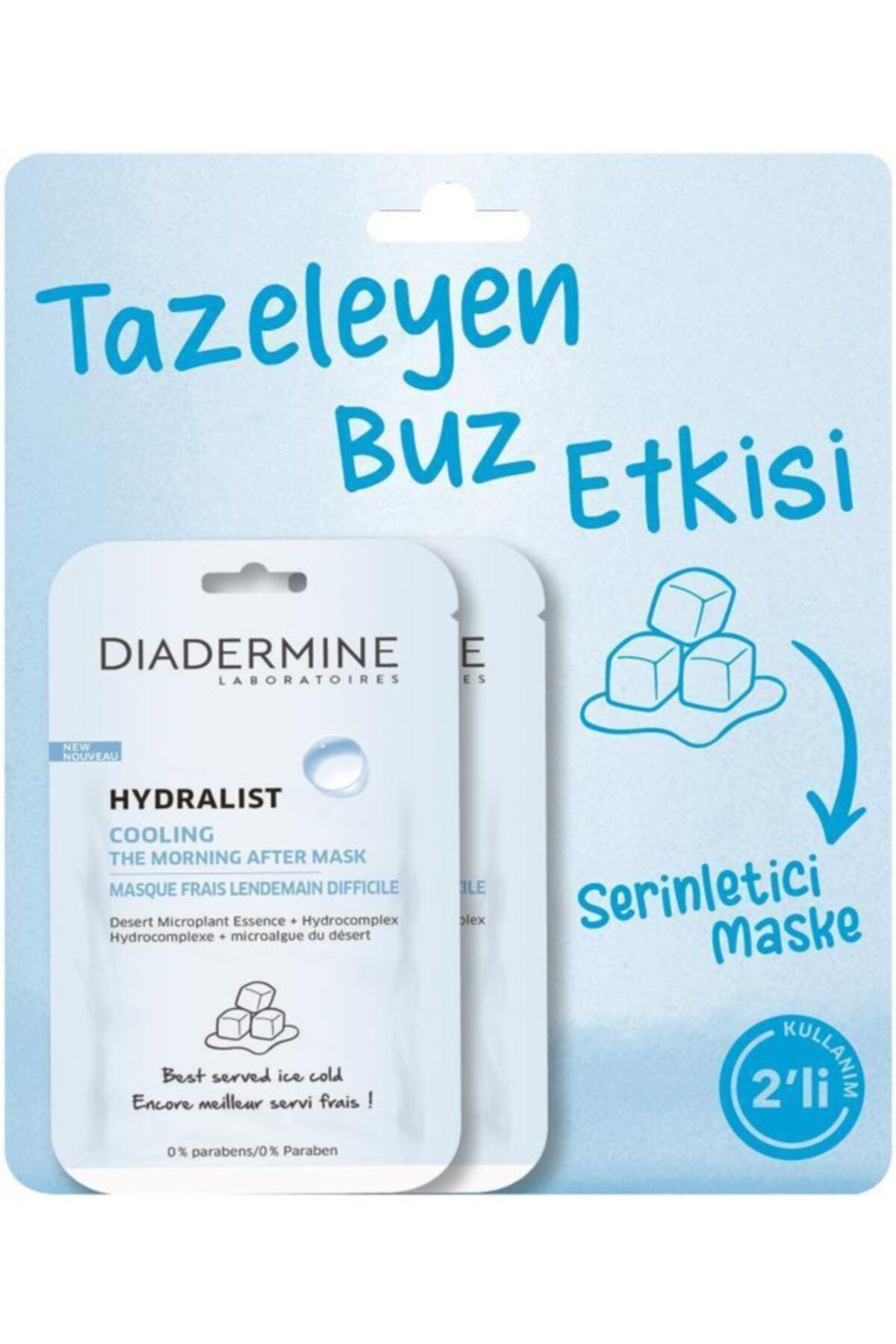 Diadermine Hydralist Cooling Mask 8ml 2li