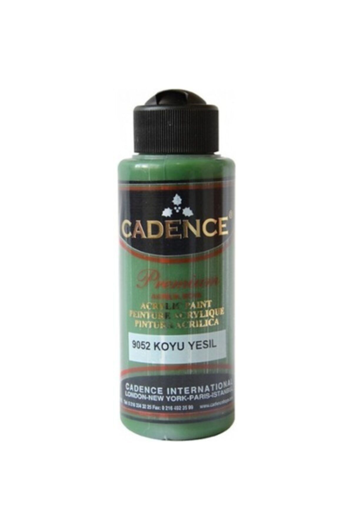Cadence Premium Akrilik Boya 9052 Koyu Yeşil 120 ml