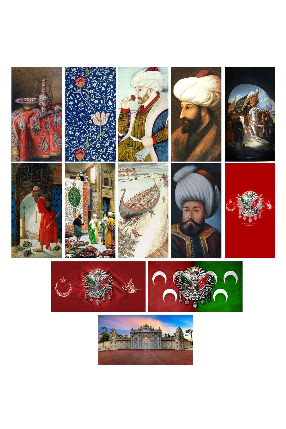TELLGRAF REKLAM HİZMETLERİ Osmanlı Imparatorluğu Kartpostal (8x15cm)