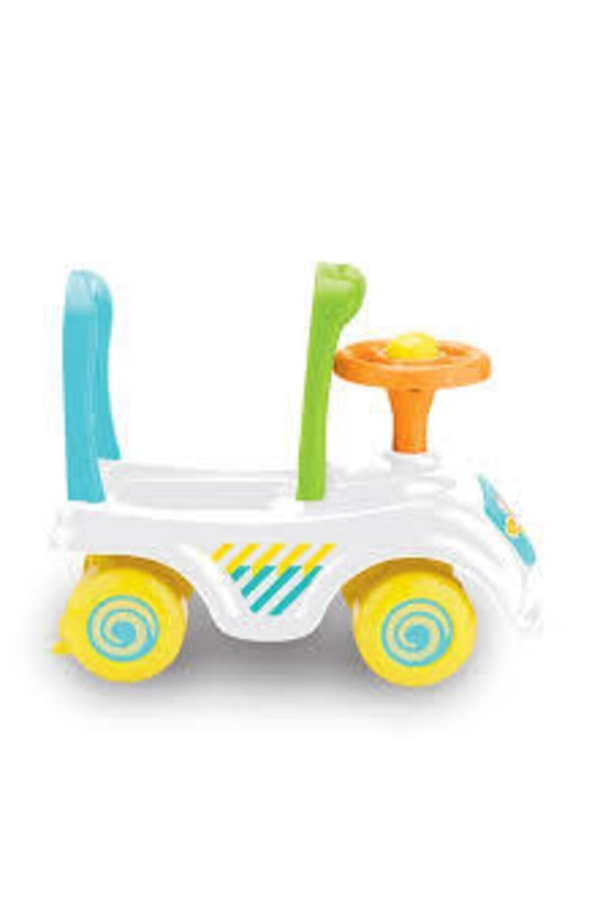 Baby Toys Unisex Çocuk Beyaz Bin Git Ilk Oyuncak Arabam