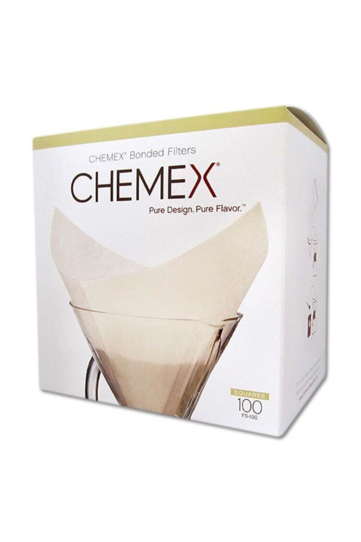 Chemex 6-8 Cup Kağıt Filtre - (beyaz)