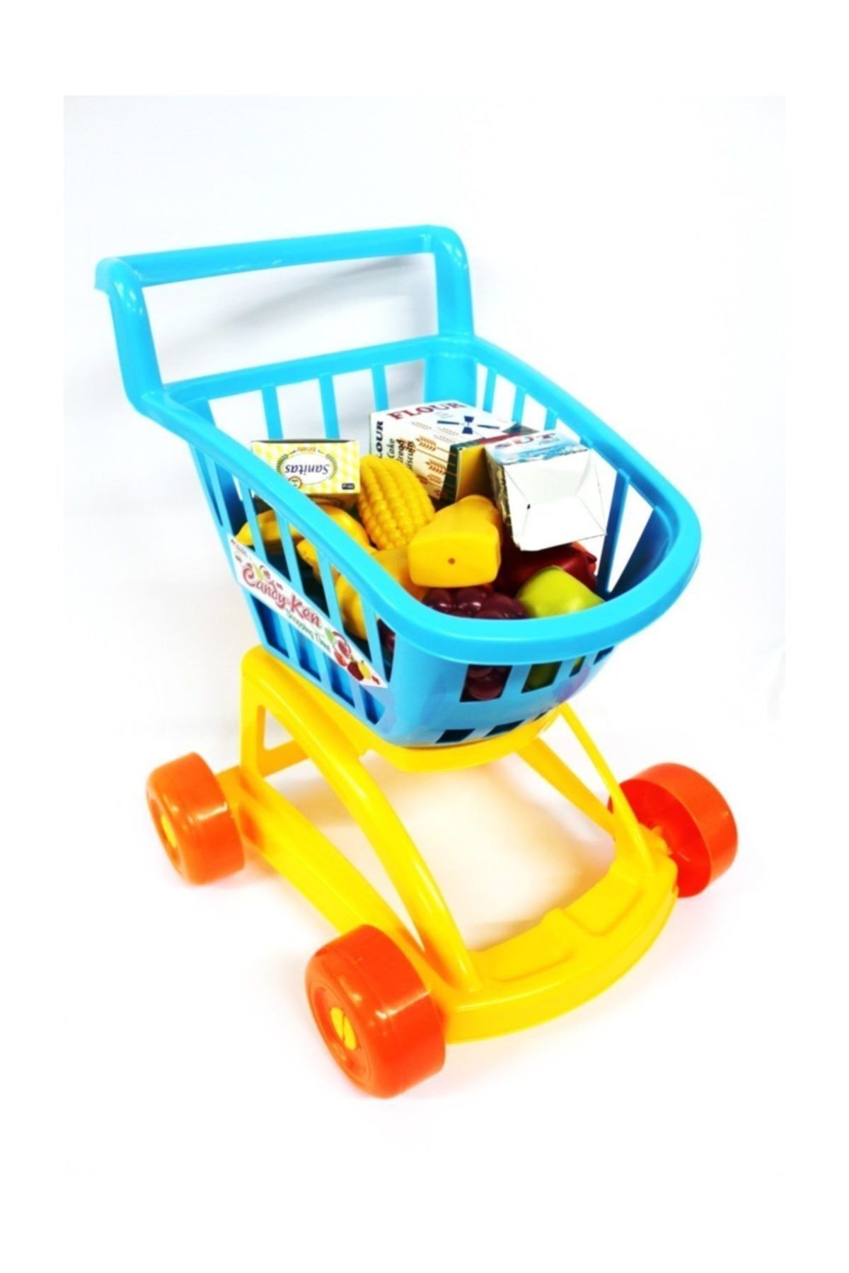 Dede Oyuncak Mavi Candy Ken Market Arabası Alışveriş Arabası 8693830013696