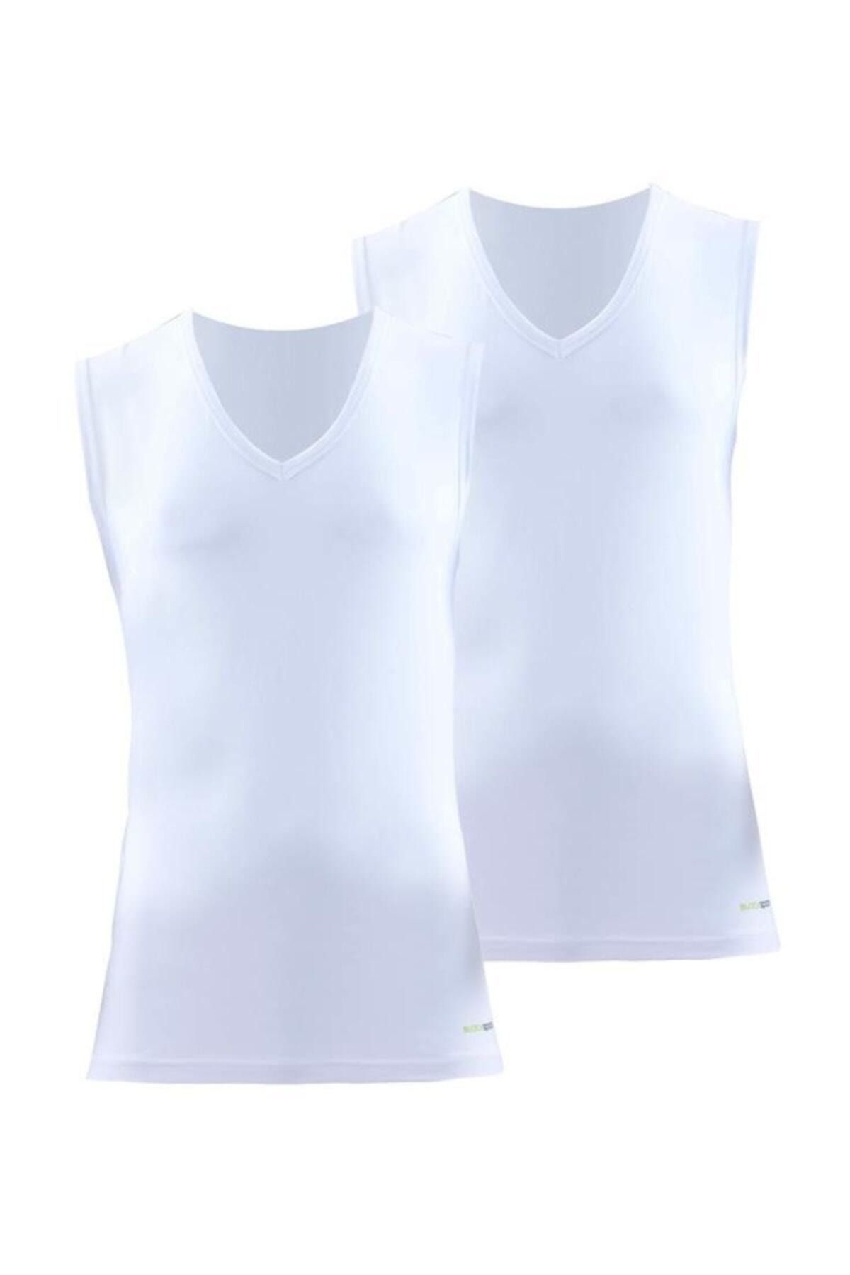 Blackspade Tender Cotton T-shirt 2'li Paket 9677 - Beyaz