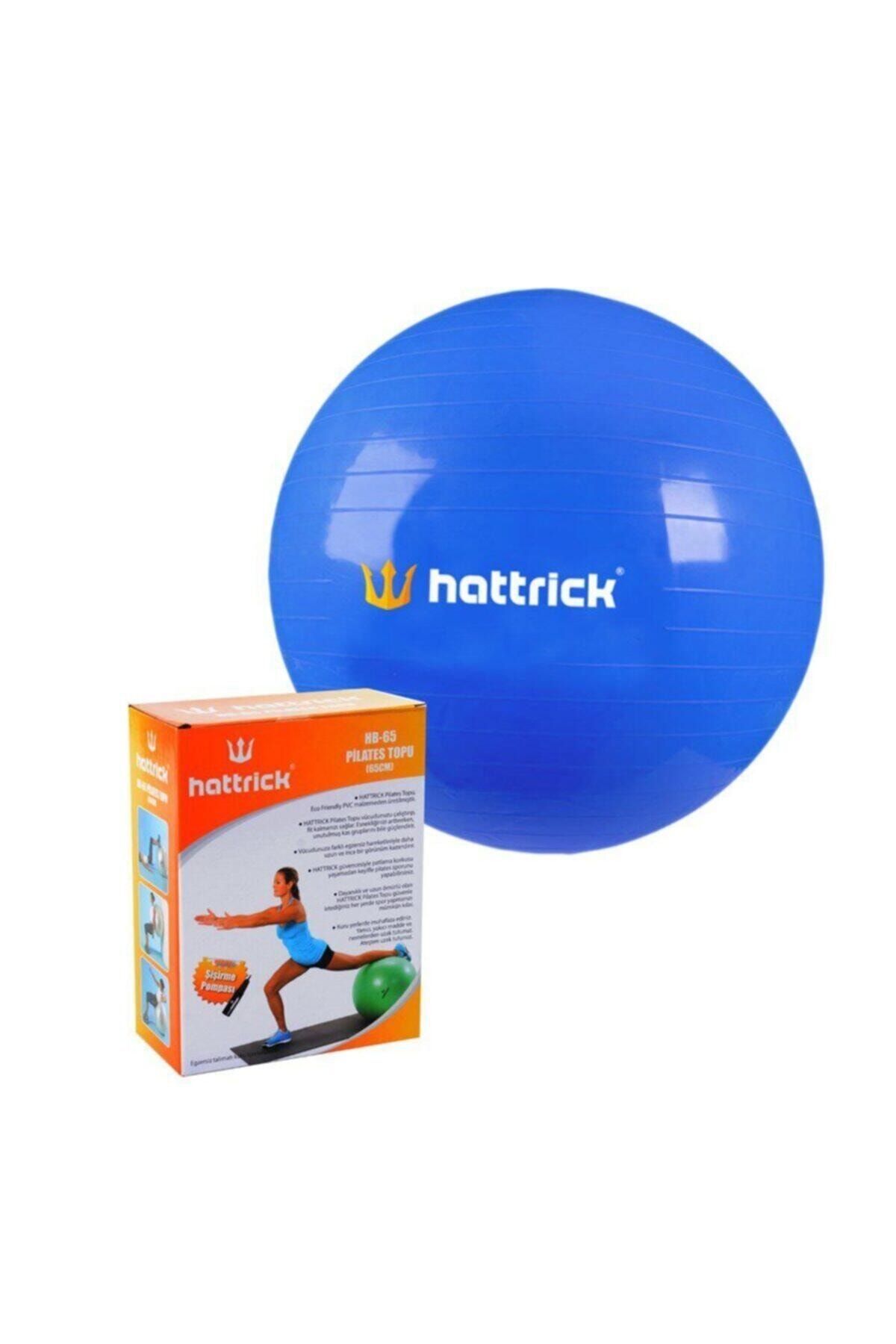 Hattrick 65 Cm Pilates Topu (mavi) + Şişerme Pompası