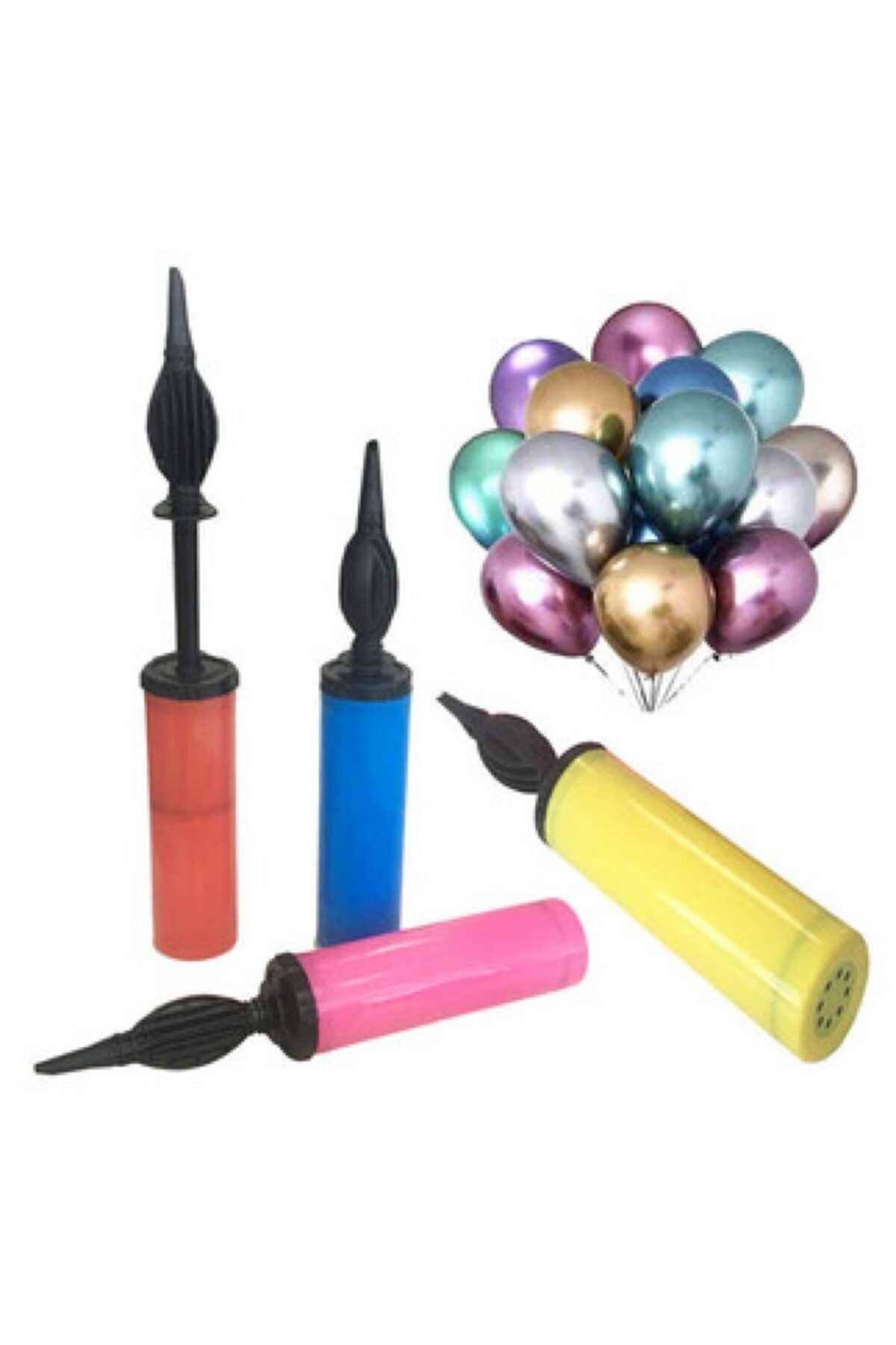 Hayaller Dükkanı Balon Pompası Manuel Karışık Renk Pk1-