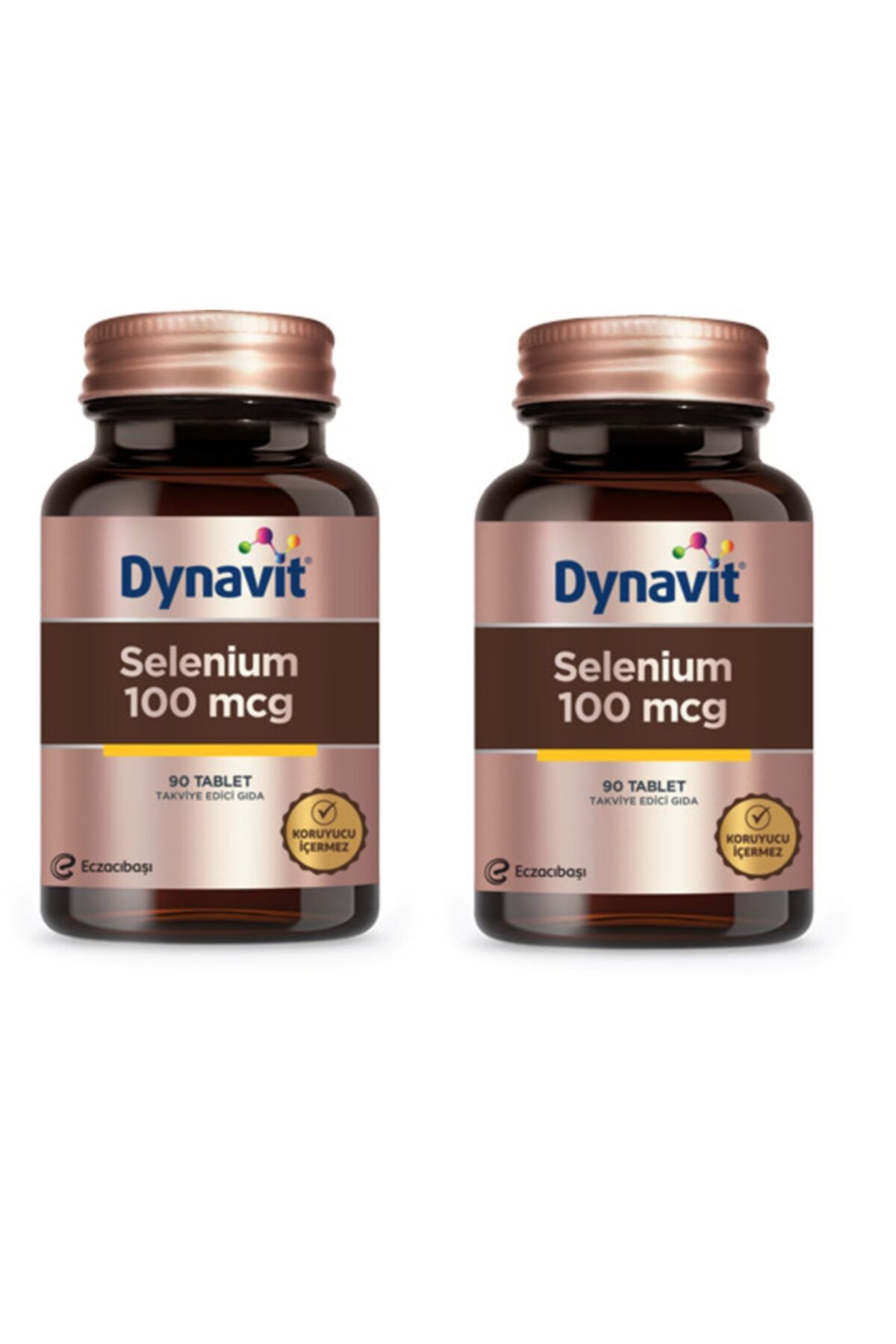 Dynavit Selenium 100 mcg 90 Tablet x 2 Adet