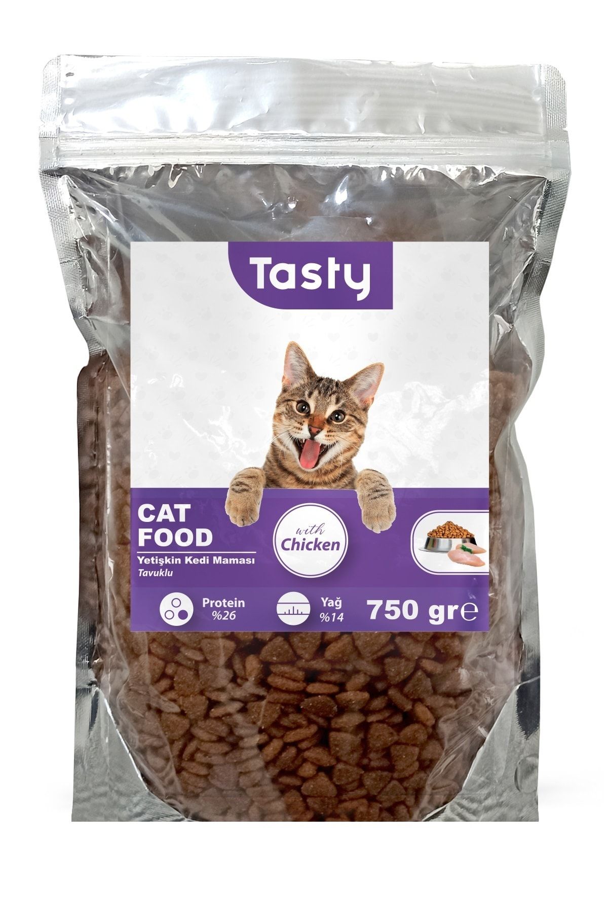 Tasty Tavuklu Yetişkin Kedi Maması 750 gr Fiyatı, Yorumları TRENDYOL