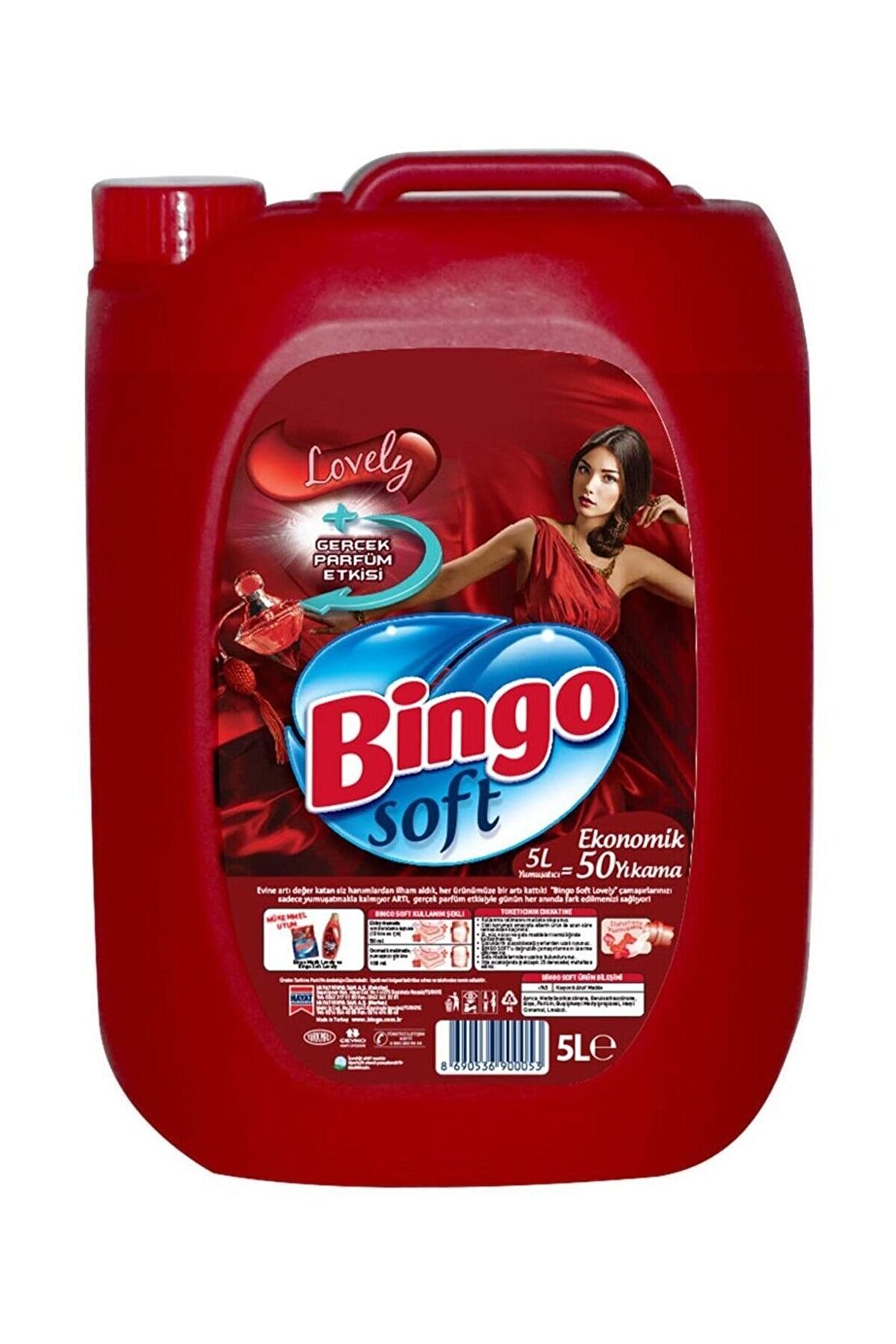 Bingo Soft Lovely Çamaşır Yumuşatıcısı 5 kg