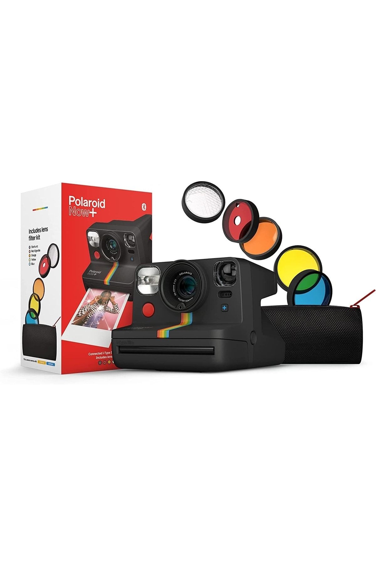 Polaroid Now+ Anında Kamera I-tipi - Sakin Siyah