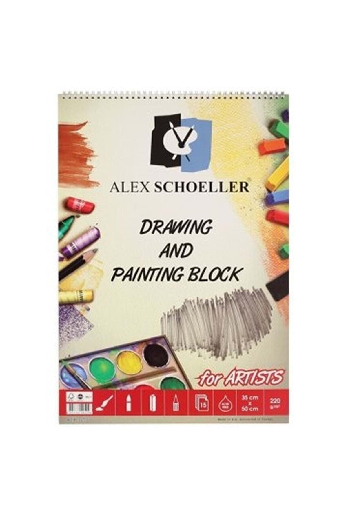 Schoellershammer Drawing Painting Block Resim Defteri 15 Yaprak 35x50-220 gr