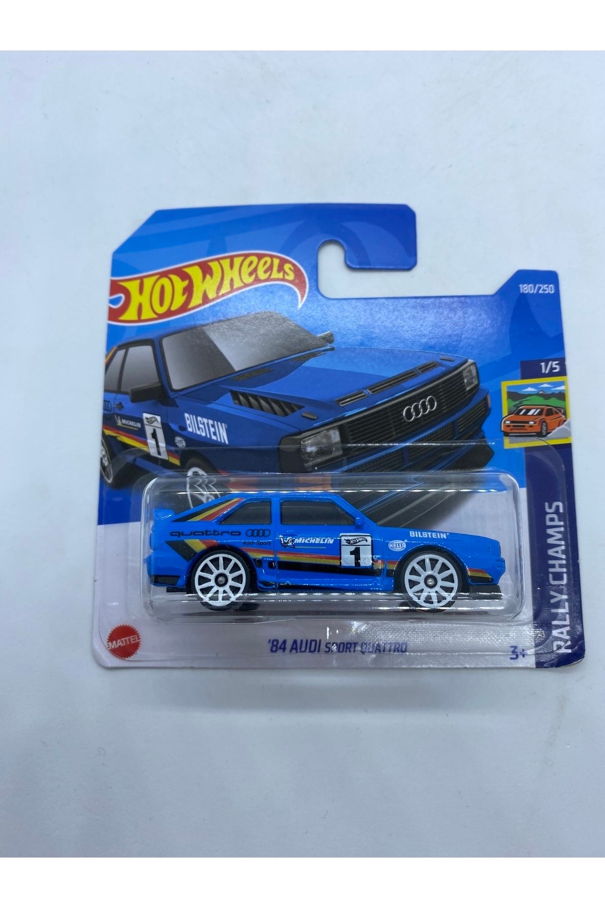 HOT WHEELS '84 Audi Sport Quattro Mavi *bilstein