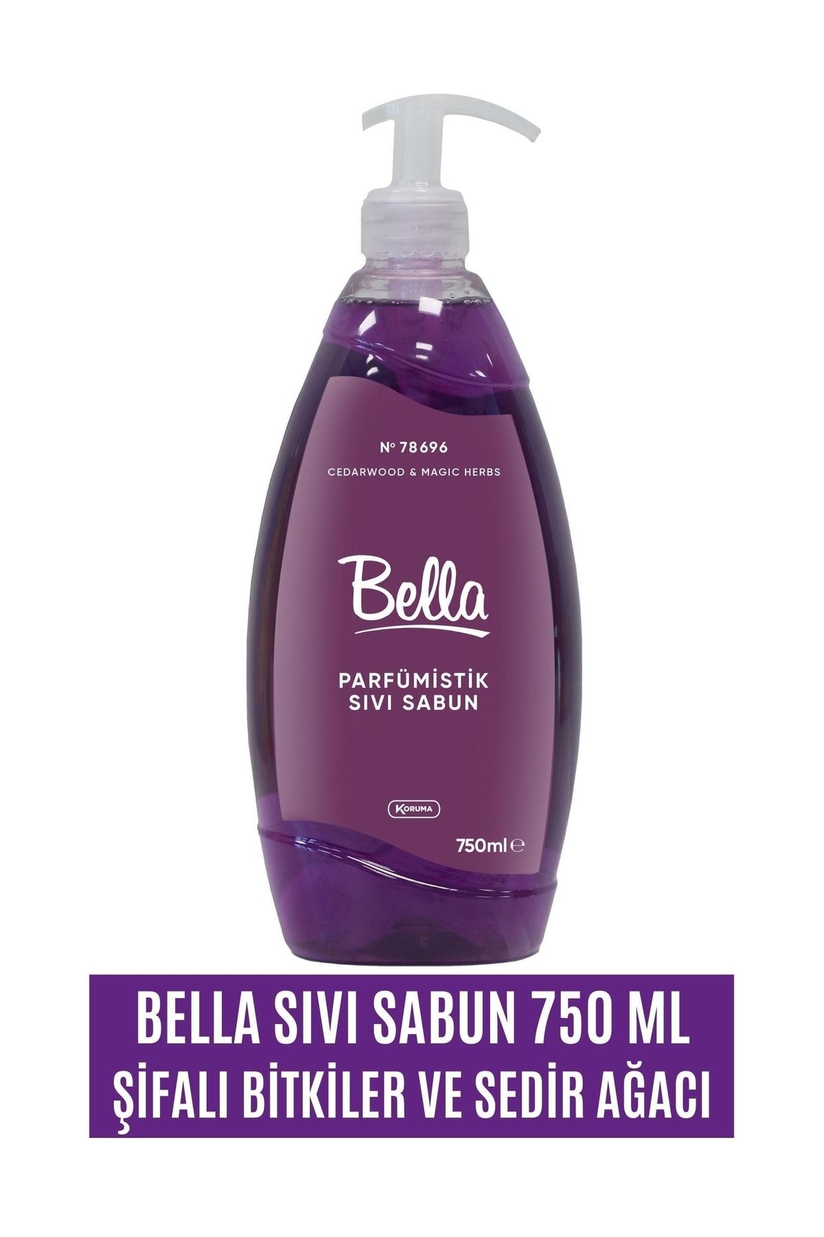 Bella Sıvı El Sabunu 750 ml - Şifalı Bitkiler Ve Sedir Ağacı