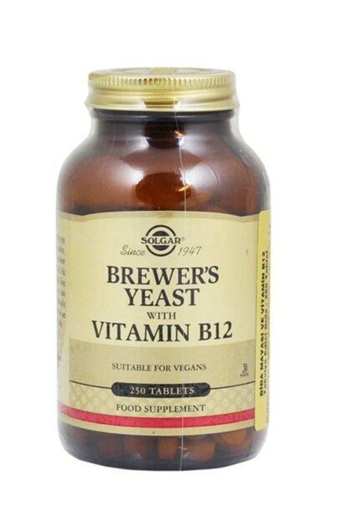 Solgar Brewer’s Yeast With Vitamin B12 250 Tablet