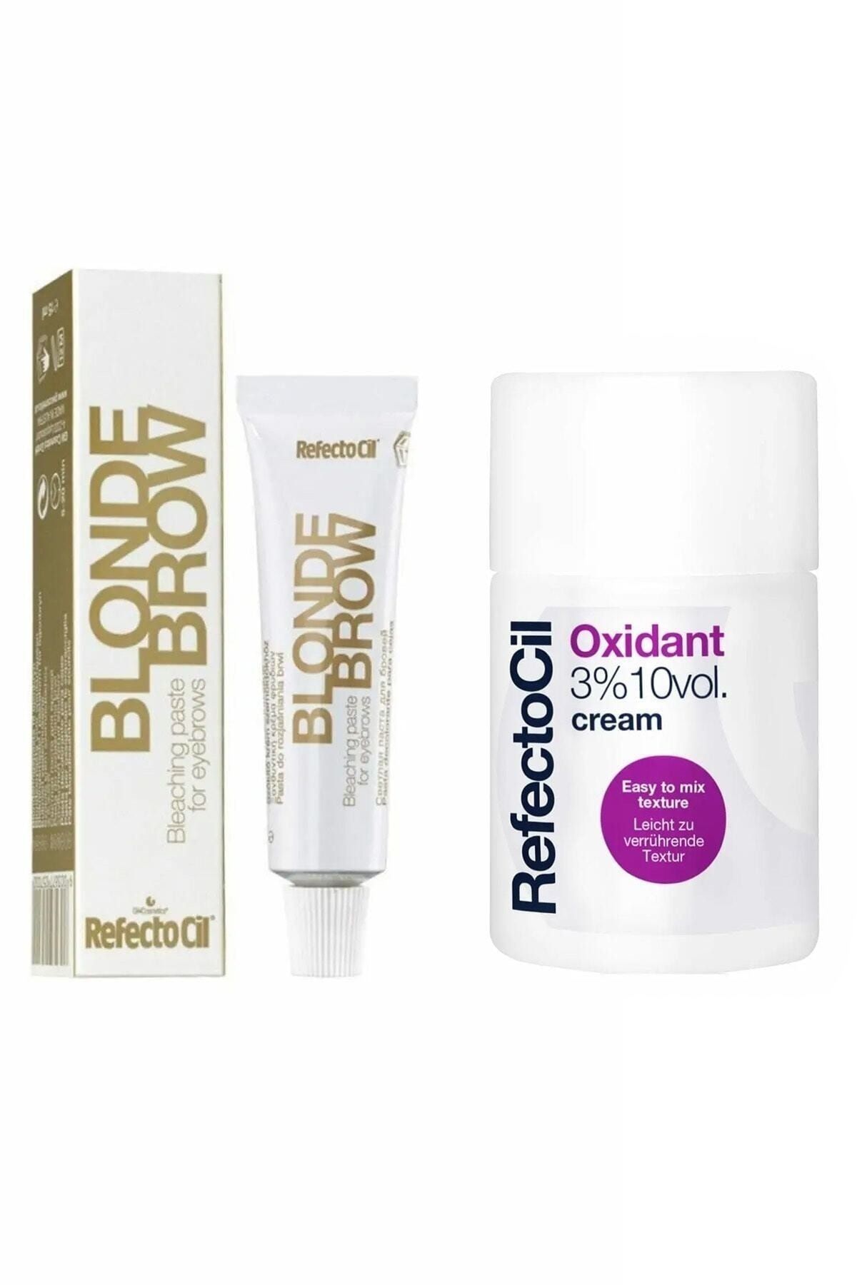 Refectocil Kaş + Kirpik Boyası Sarı Blonde Brow 15 Ml + Krem Oksidan 100 Ml.,….g-k Kaş Boyası26