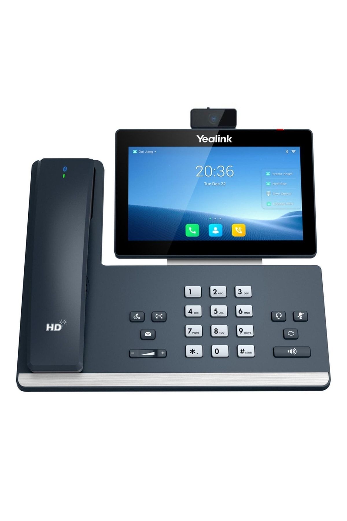 Yealink T58w Pro Android Poe Destekli Ve Adaptörsüz Kameraı Ip Masaüstü Telefon