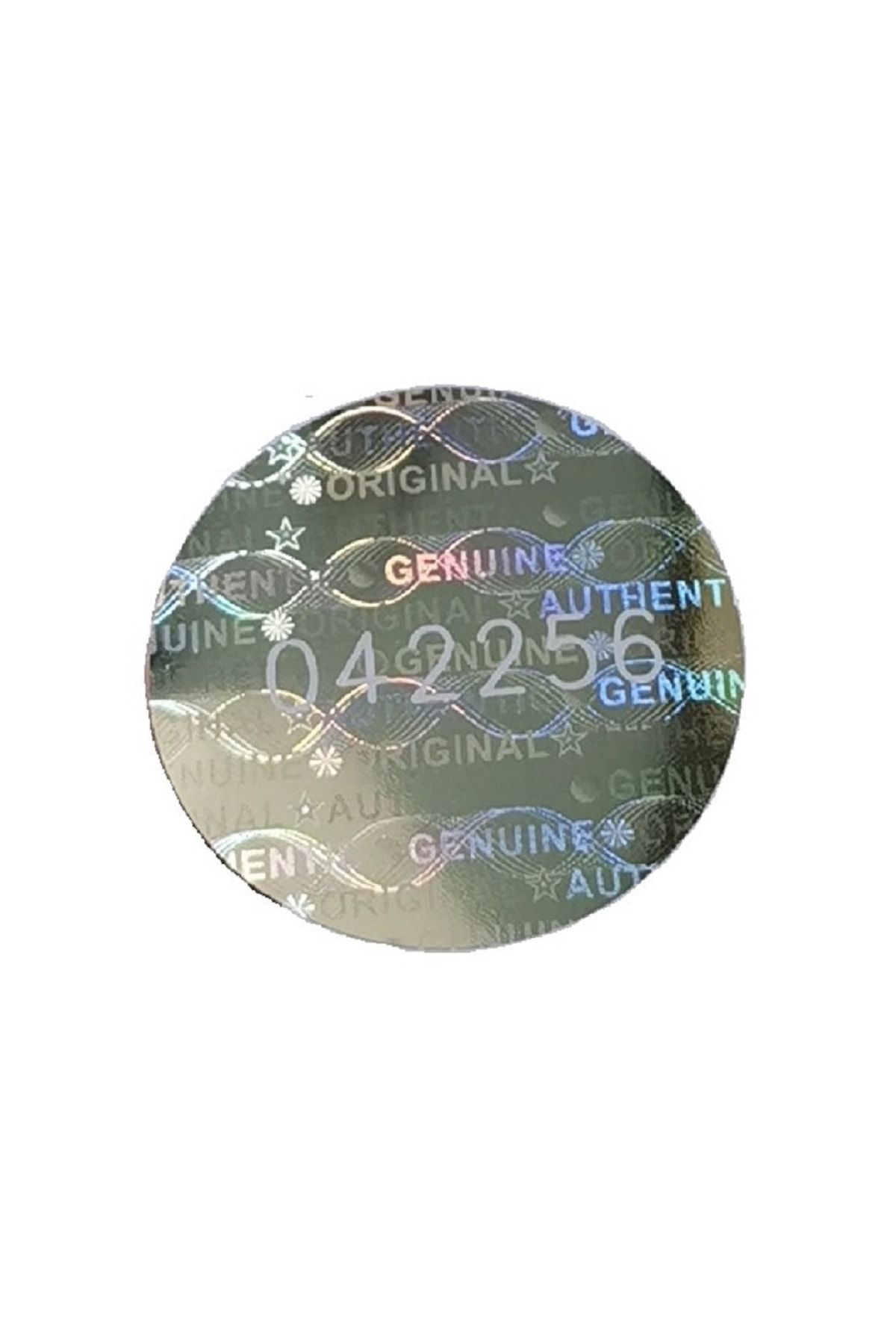 OEM 100 Adet 15mm Dairesel Seri Nolu Hologramlı Etiket