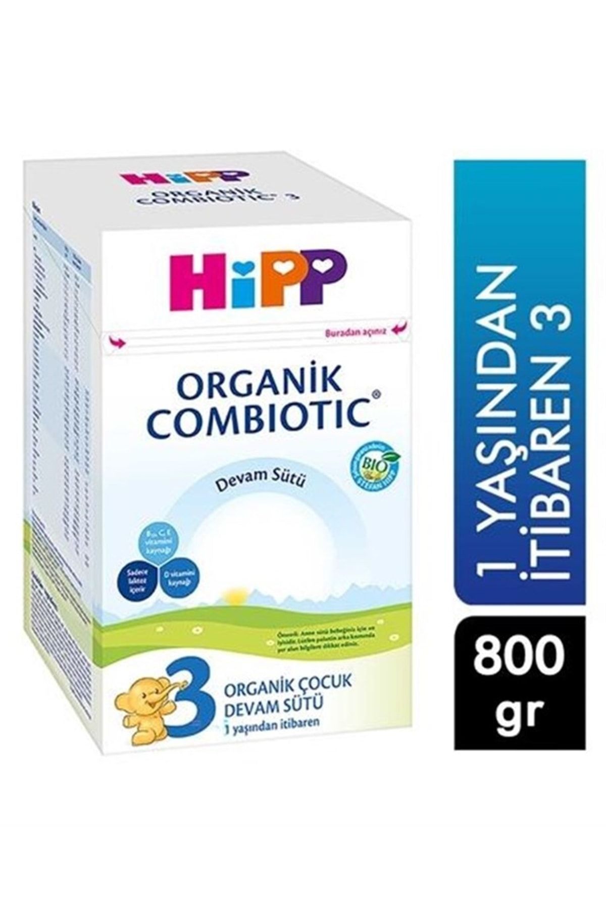 Rodrigo Hipp 3 Organik Combiotic Devam Sütü 800 Gr