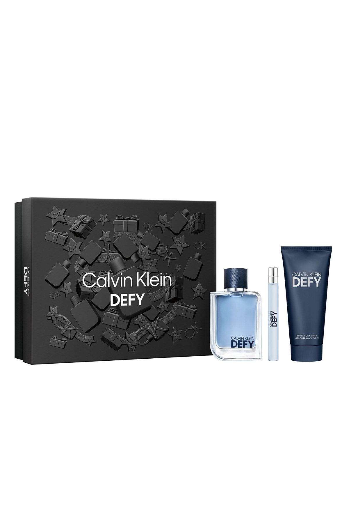Calvin Klein Defy Edt 100ml + Shower Gel 100ml + Edt 10ml Set