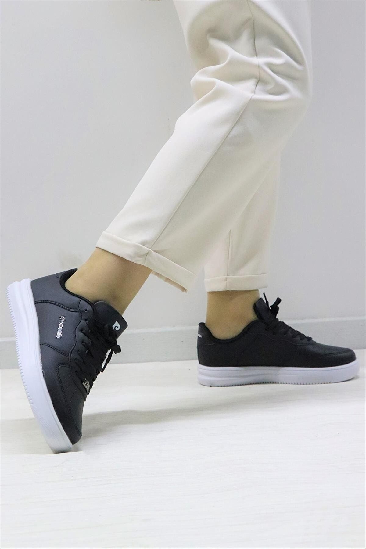 Pierre Cardin Siyah Beyaz Unisex Sneaker