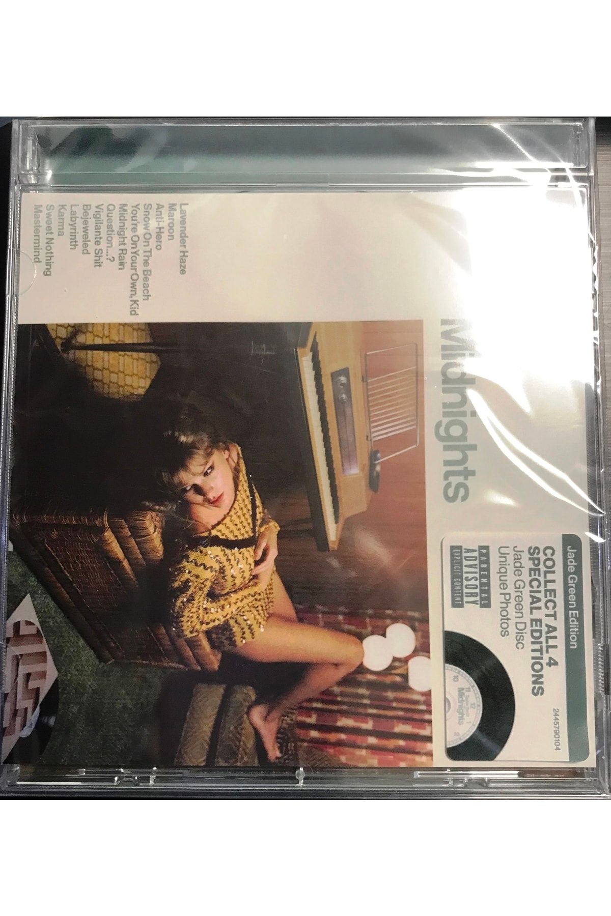 Republic Records Cd - Taylor Swift / Midnights ((jade Green Edition Cd)