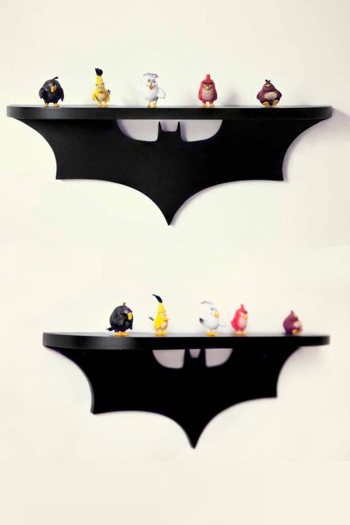 Batman Famesmob - Çocuk Odası Dekoratif Raf Siyah