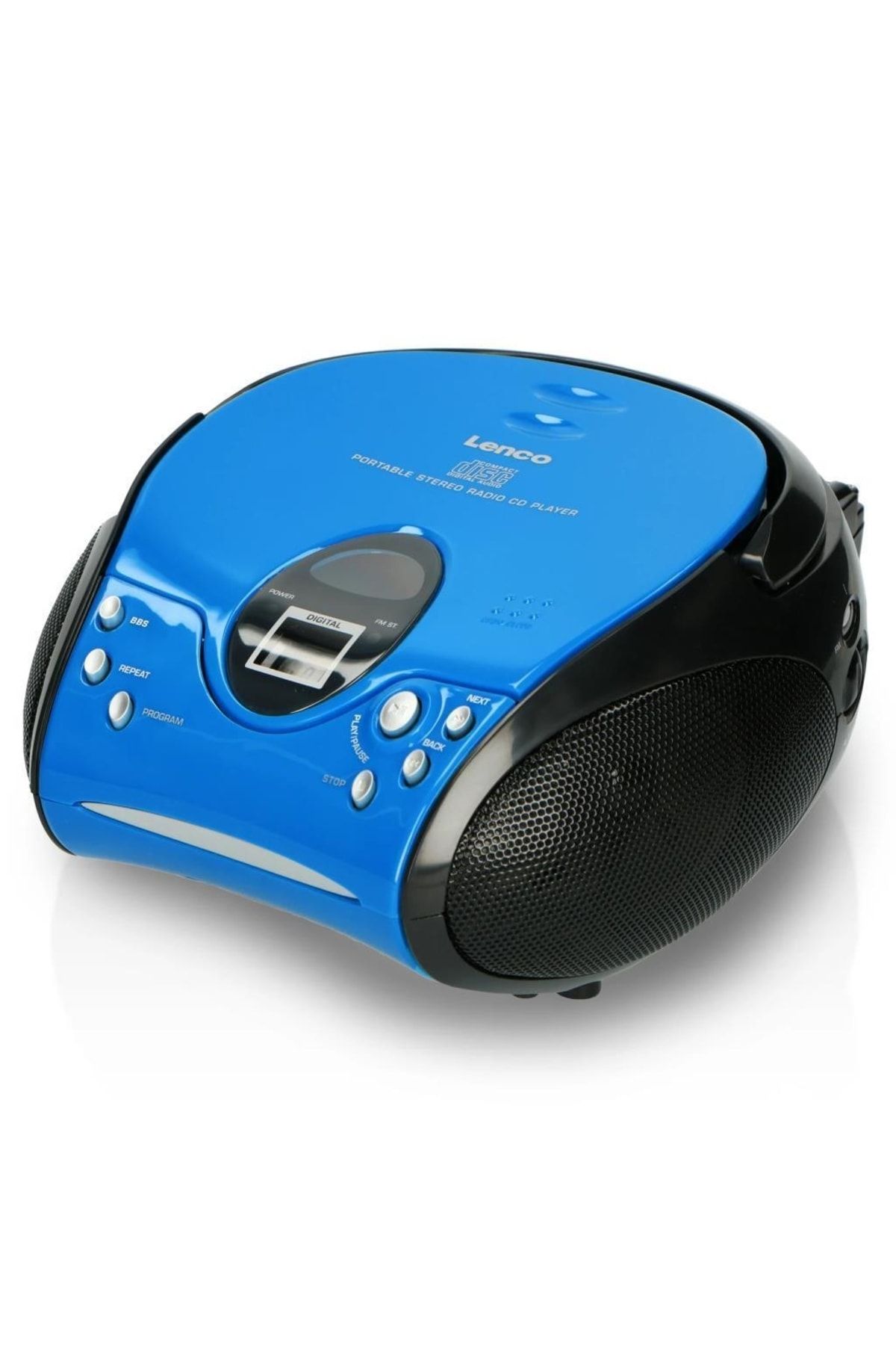 Lenco 2 Yıl Scd-24 Mavi/siyah - Cd Çalarlı Taşınabilir Müzik Seti Stereo Fm Radyo - Mavi/siyah Mavi