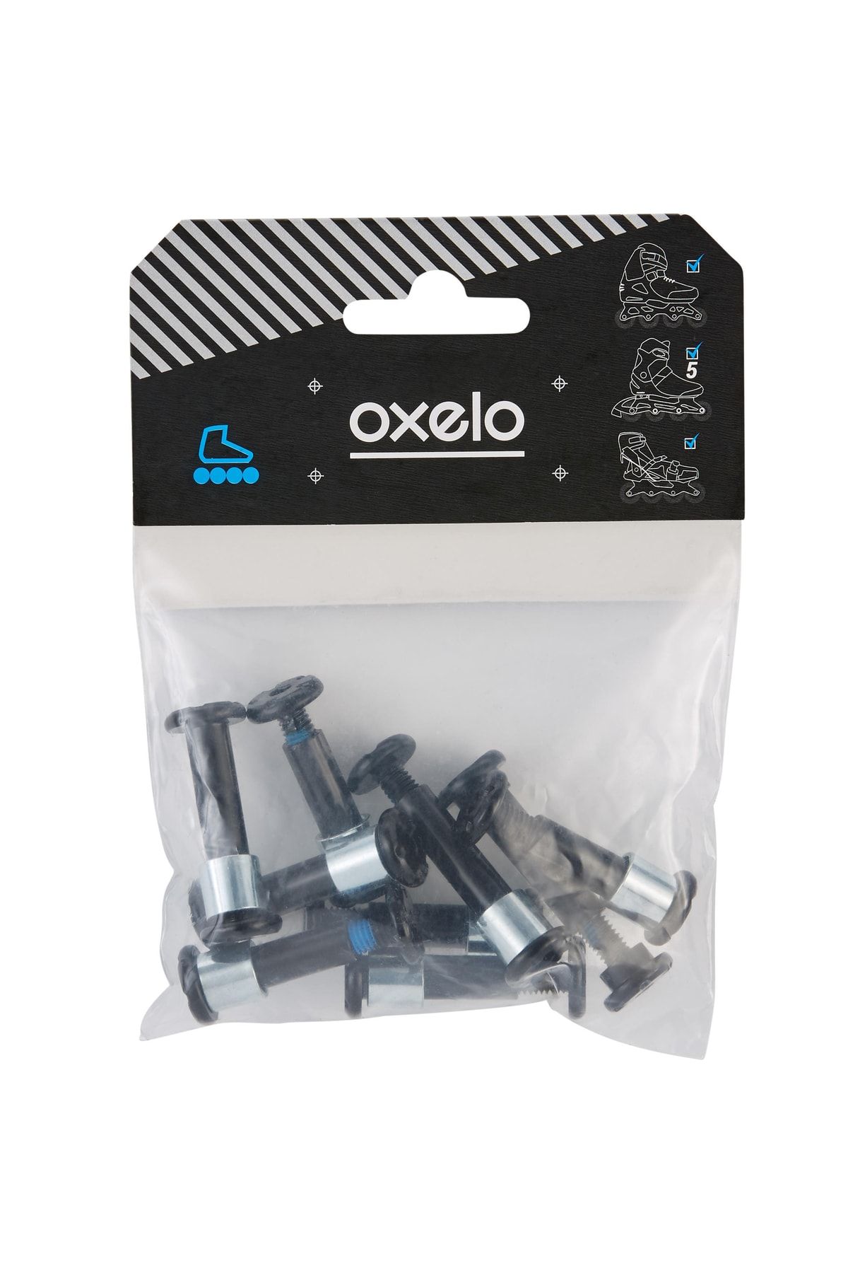Decathlon Oxelo Paten Vida Seti: 8+1 Vida Ve 8 Ara Vida - 8mm Alü Aks