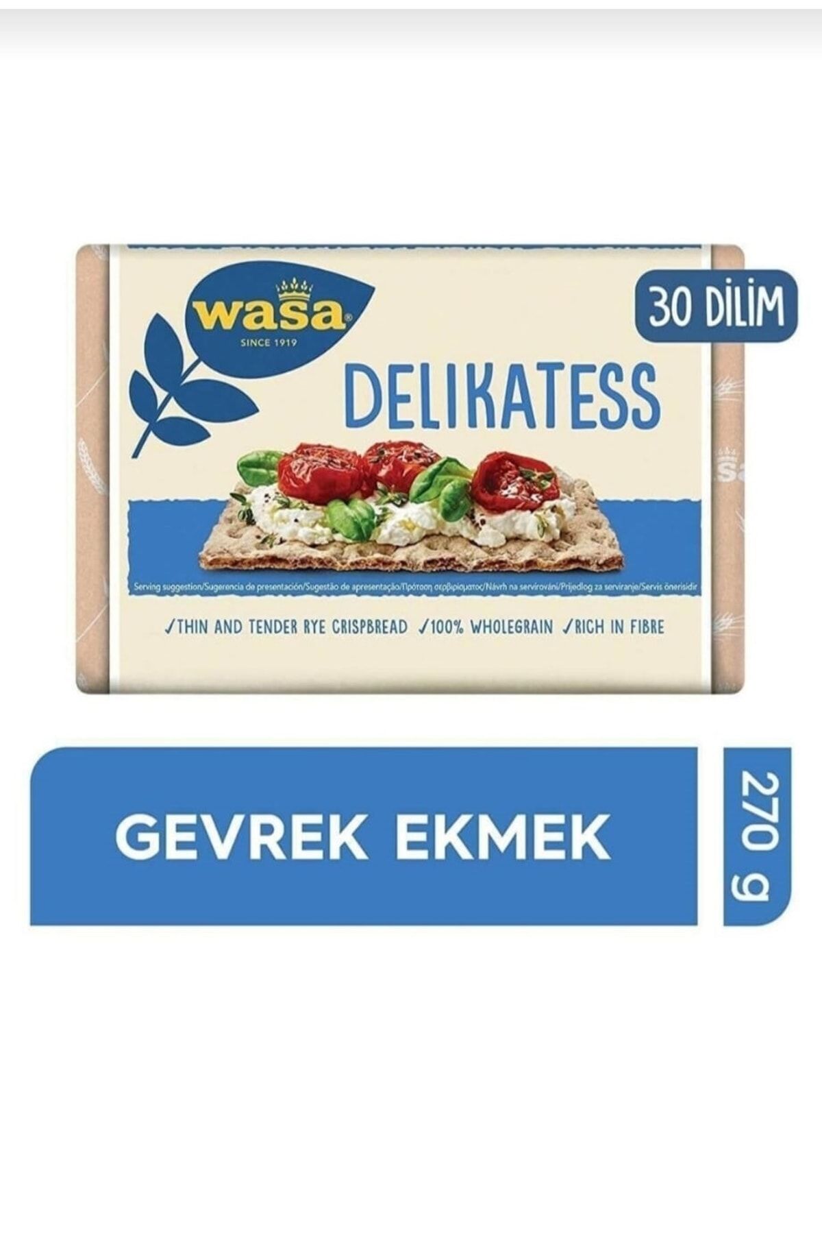 Wasa Delıkatess 270g Gevrek Ekmek X 2