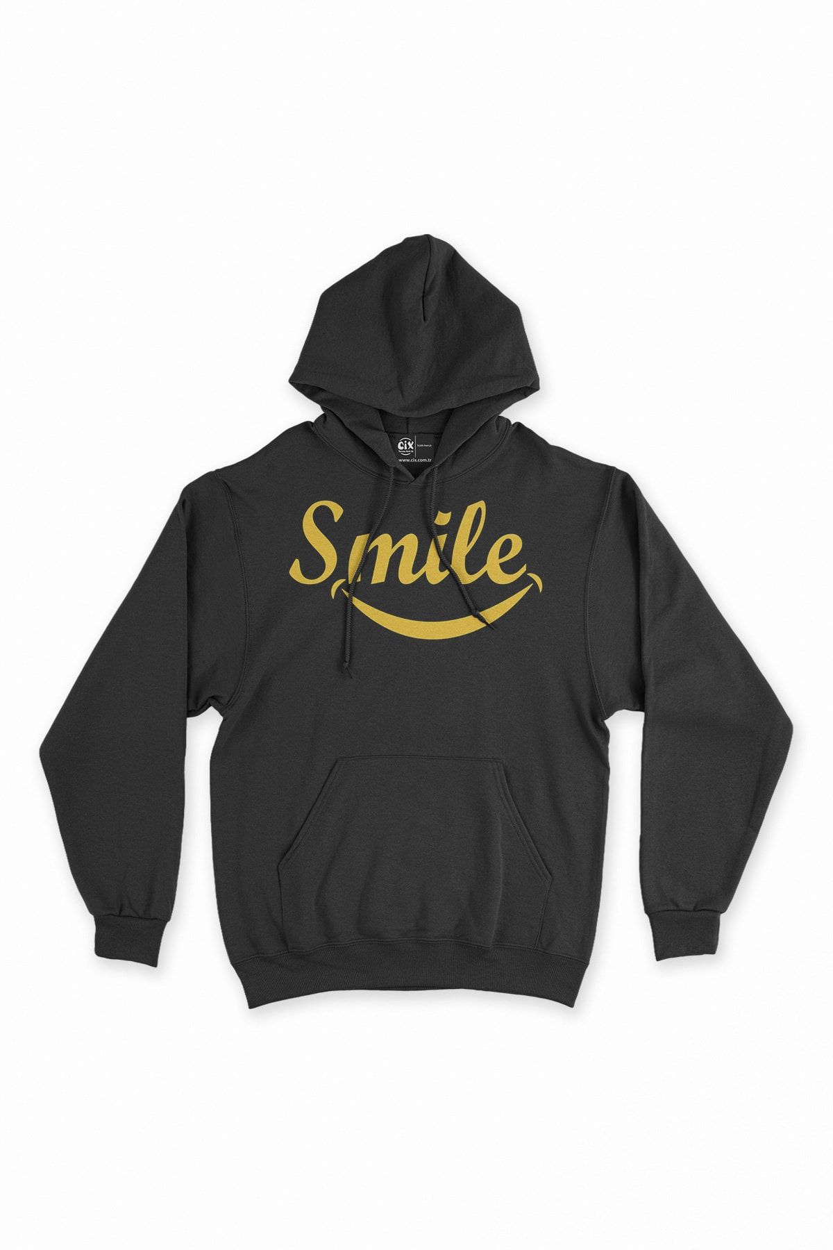 Cix Smile Gülümse Siyah Sweatshirt Hoodie
