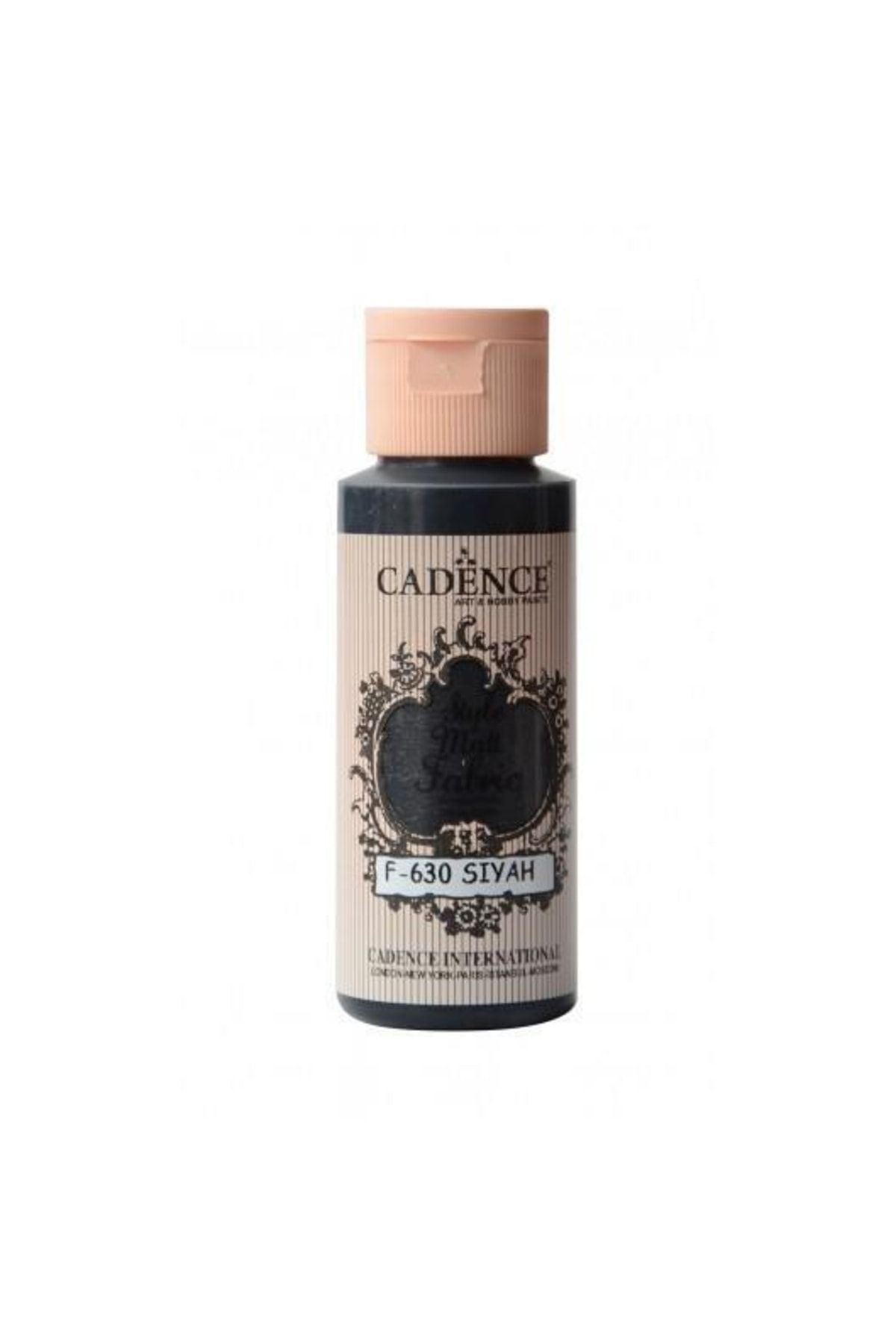 Cadence Sytle Matt Kumaş Boyası 59ml F-630 Siyah