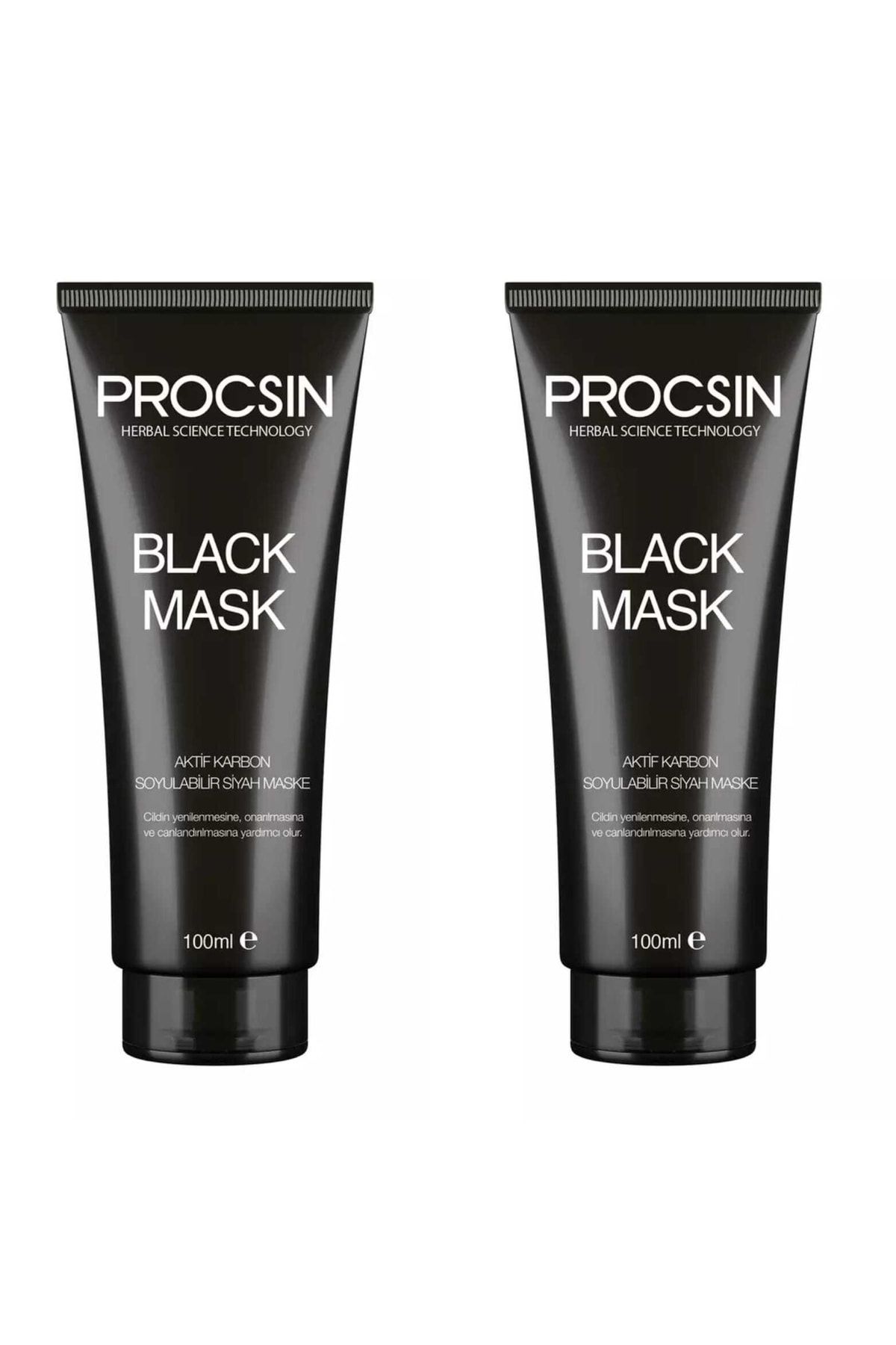 PROCSIN 2'li Siyah Maske 100 ml 1+1