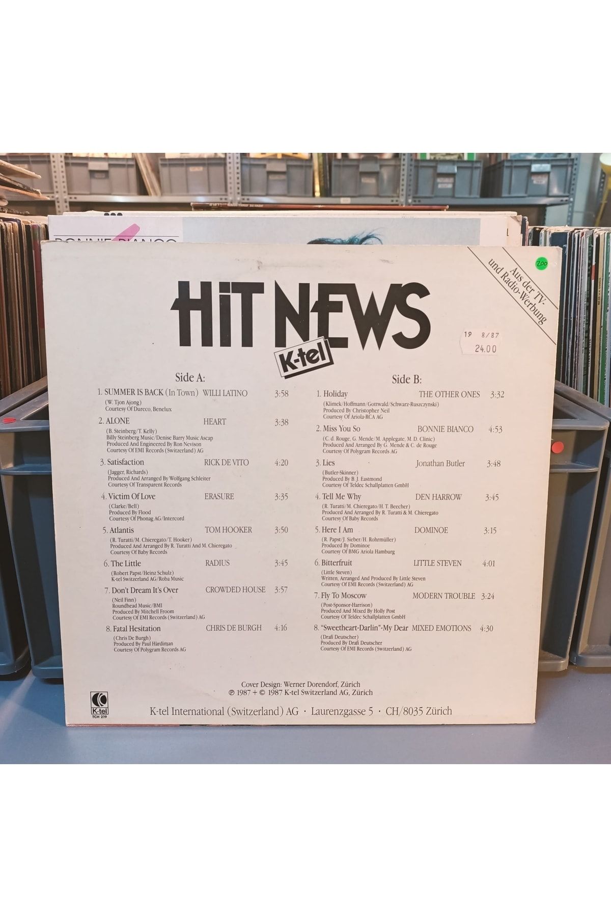 Kupon Various – K-tel Hit News 1987