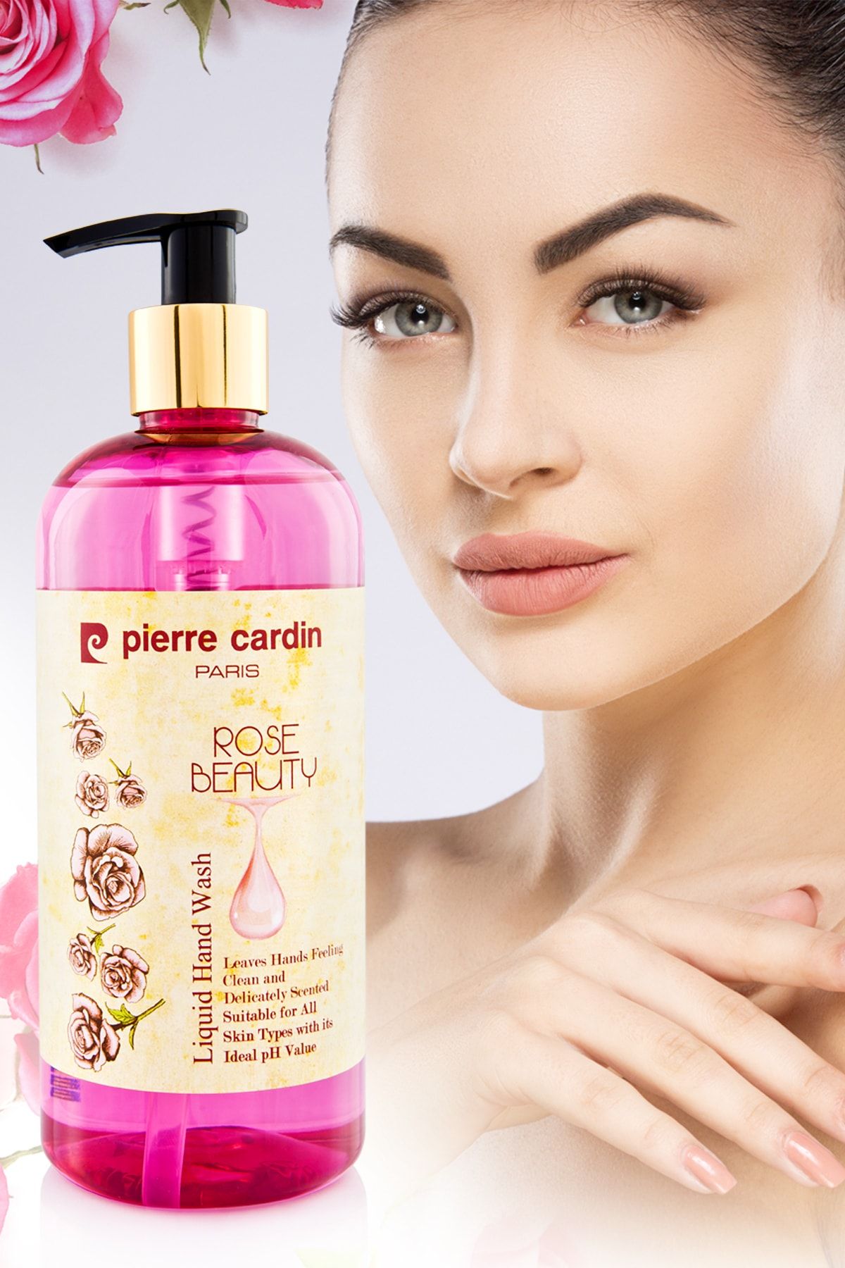 Pierre Cardin Gül Özlü E Vitaminli Nemlendirici Sıvı El Sabunu - 400 ml