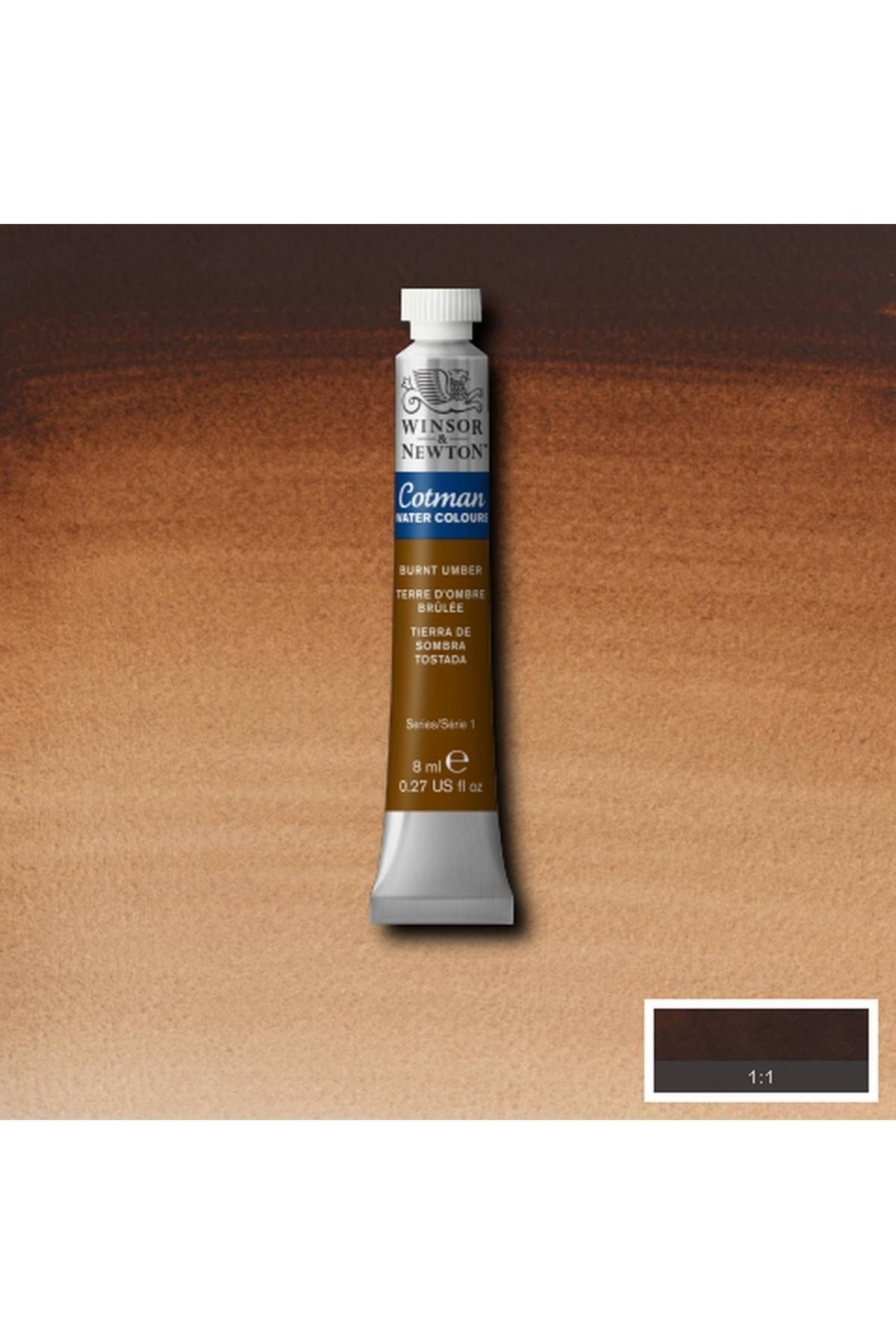 Winsor Newton Winsor & Newton Cotman Sulu Boya 8ml Burnt Umber 076