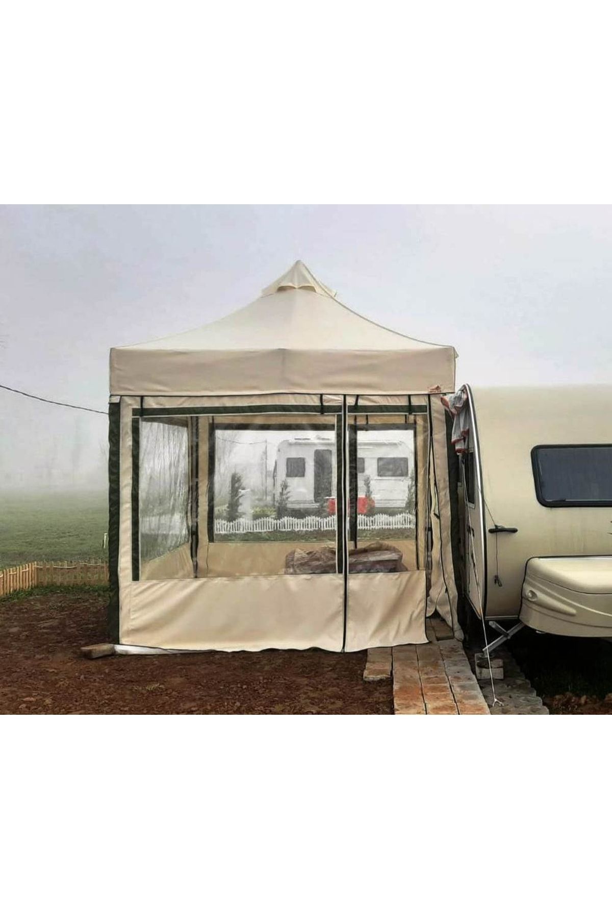 ProKamp Karavan Çadırı Kış Bahçesi 3x3 Portatif Kamp Çadırı Outdoor Gölgelik Katlanabilen Offroad Tente