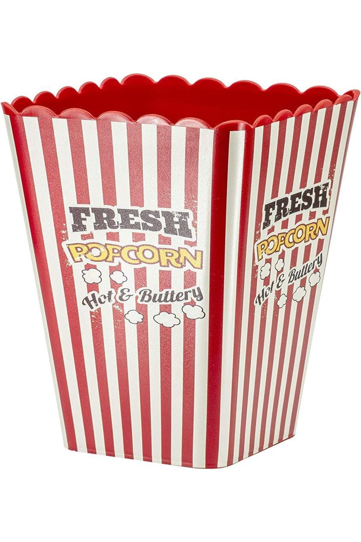 MasterCar Movie Day Xl Kırmızı Popcorn Patlamış Mısır Kovası Atıştırmalık Cips Kovası Çerezlik Saklama Kabı