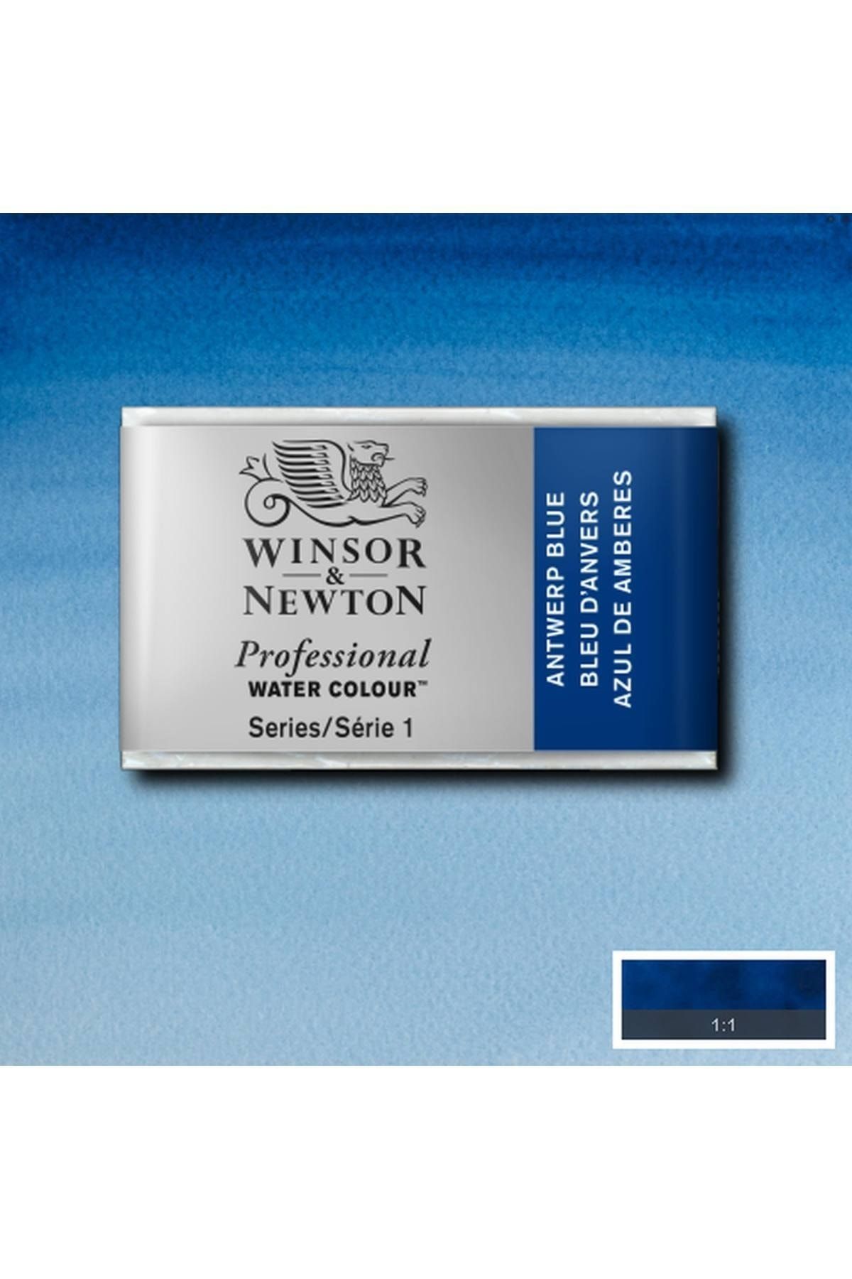 Winsor Newton Winsor & Newton Professional Sulu Boya Tam Tablet Antwerp Blue 010 S.1