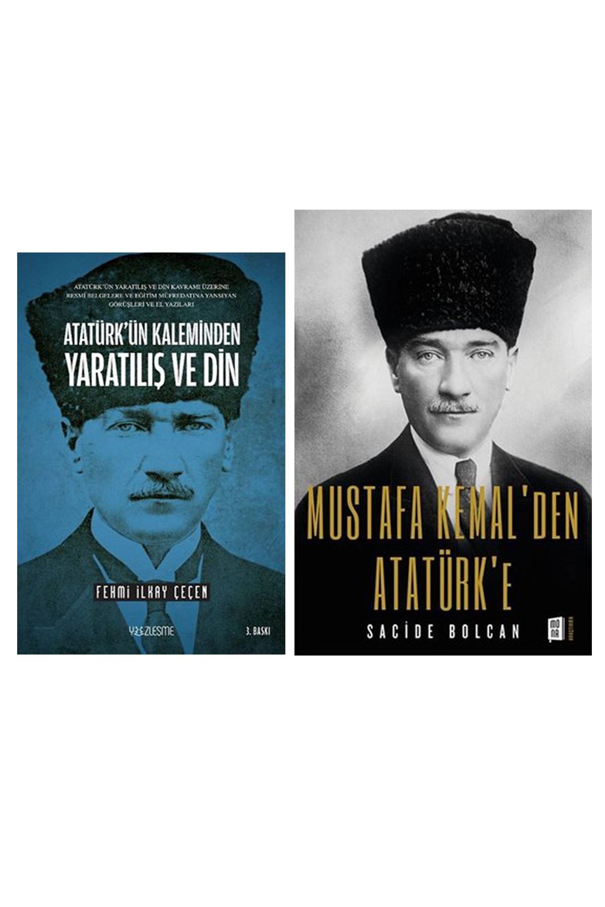 Yüzleşme Yayınları Atatürk’ün Kaleminden Yaratılış Ve Din - Mustafa Kemal’den Atatürk’e (2 Kitap Set)