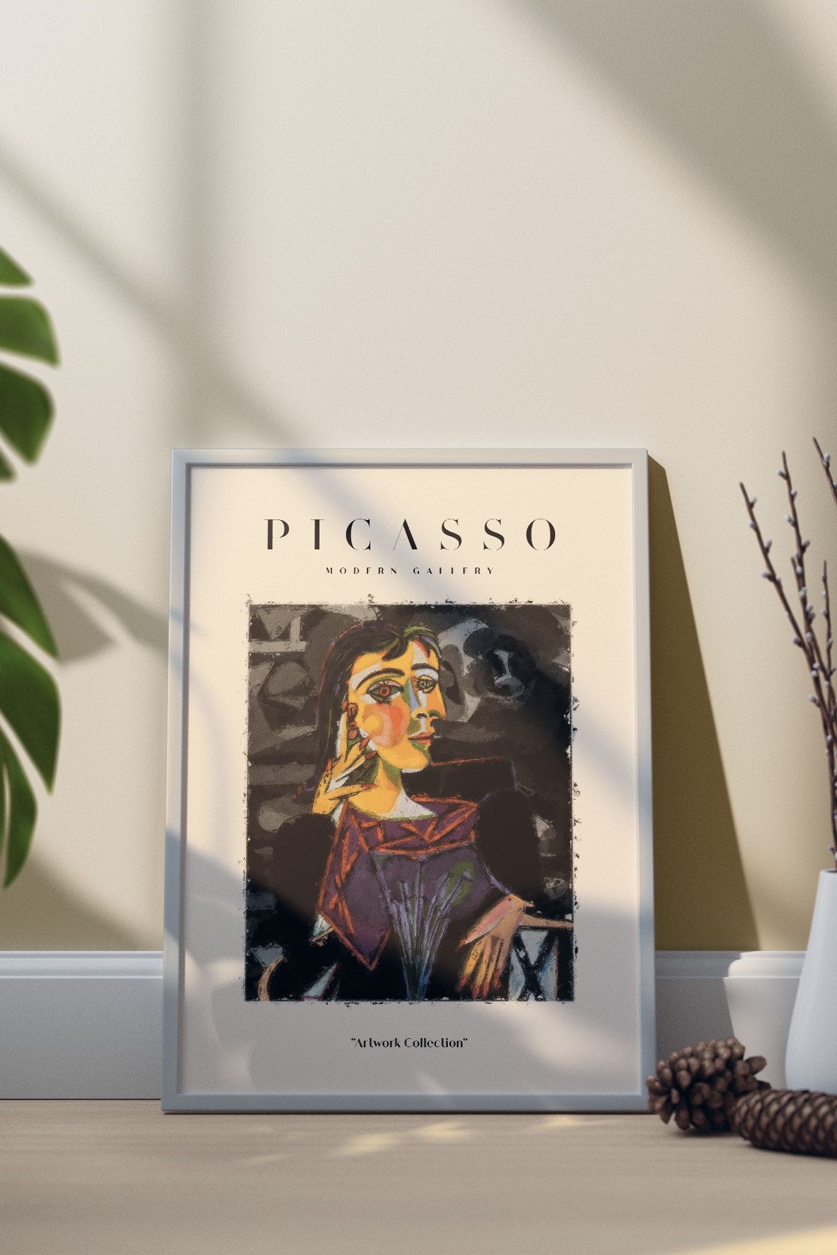 Four Corner Art Pablo Picasso Dora Maar’ın Portresi Çerçeveli Tablosu, Pablo Picasso Dora Maar Tablosu