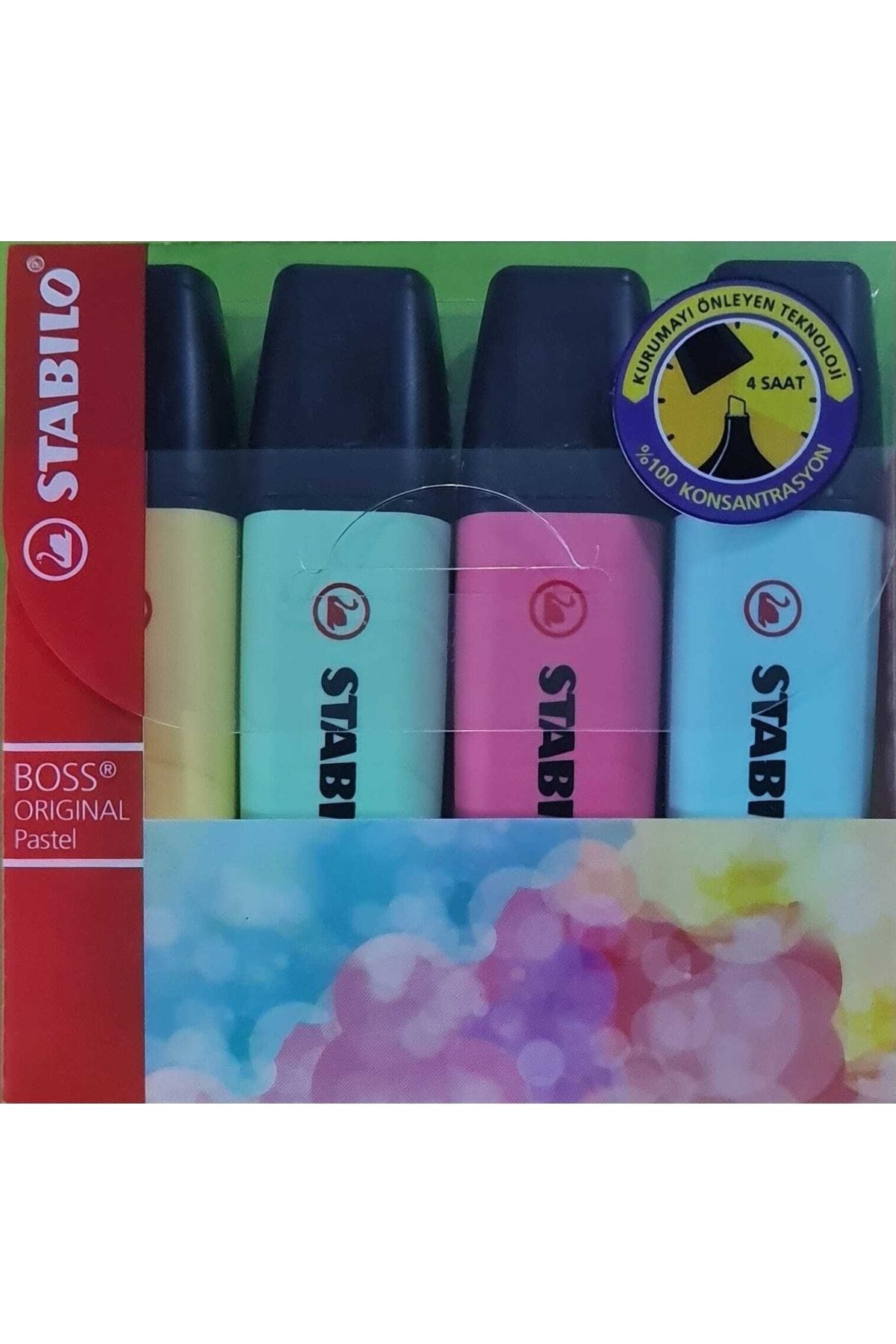Stabilo Boss Original Pastel Işaretleme Kalem Seti 4 Renk Set 2
