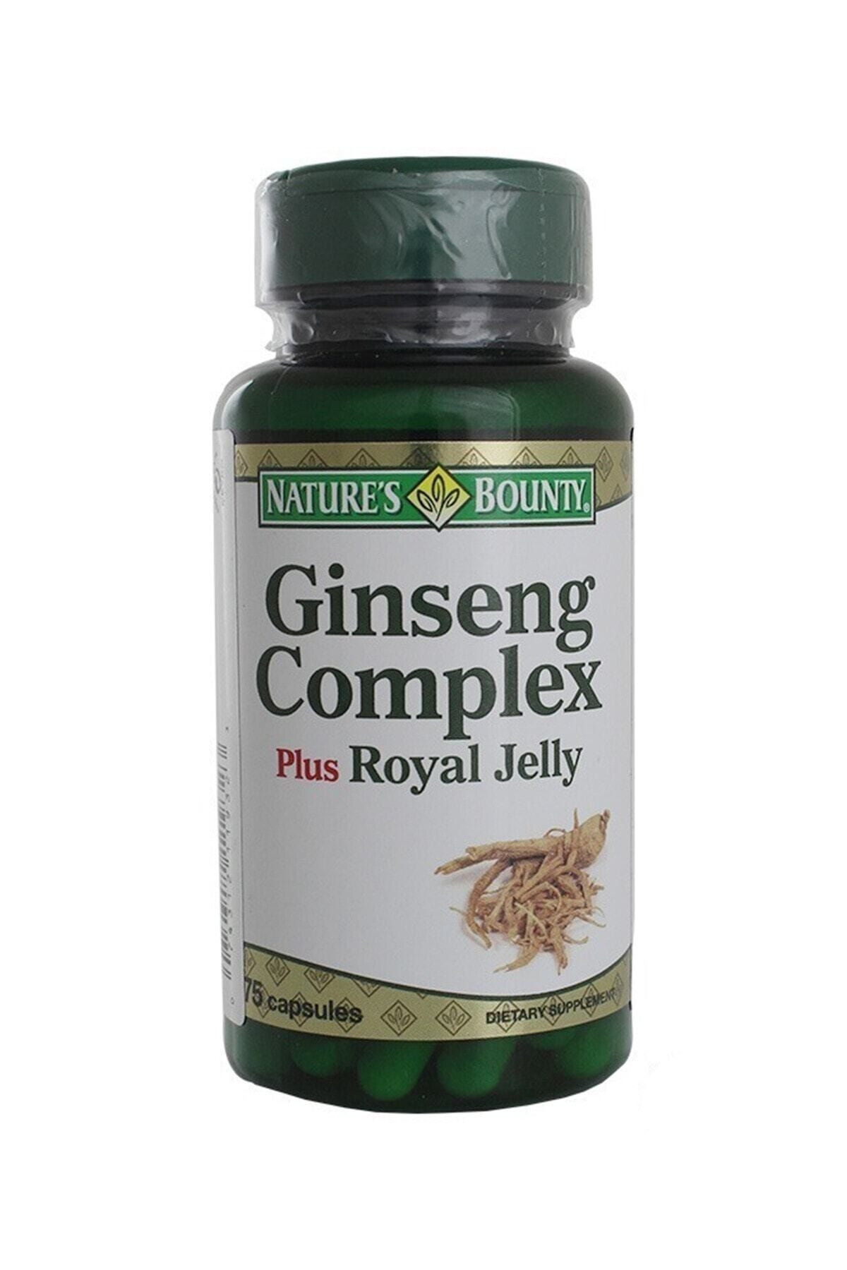 Natures Bounty Ginseng Complex Plus Royal Jelly 75 Kapsül
