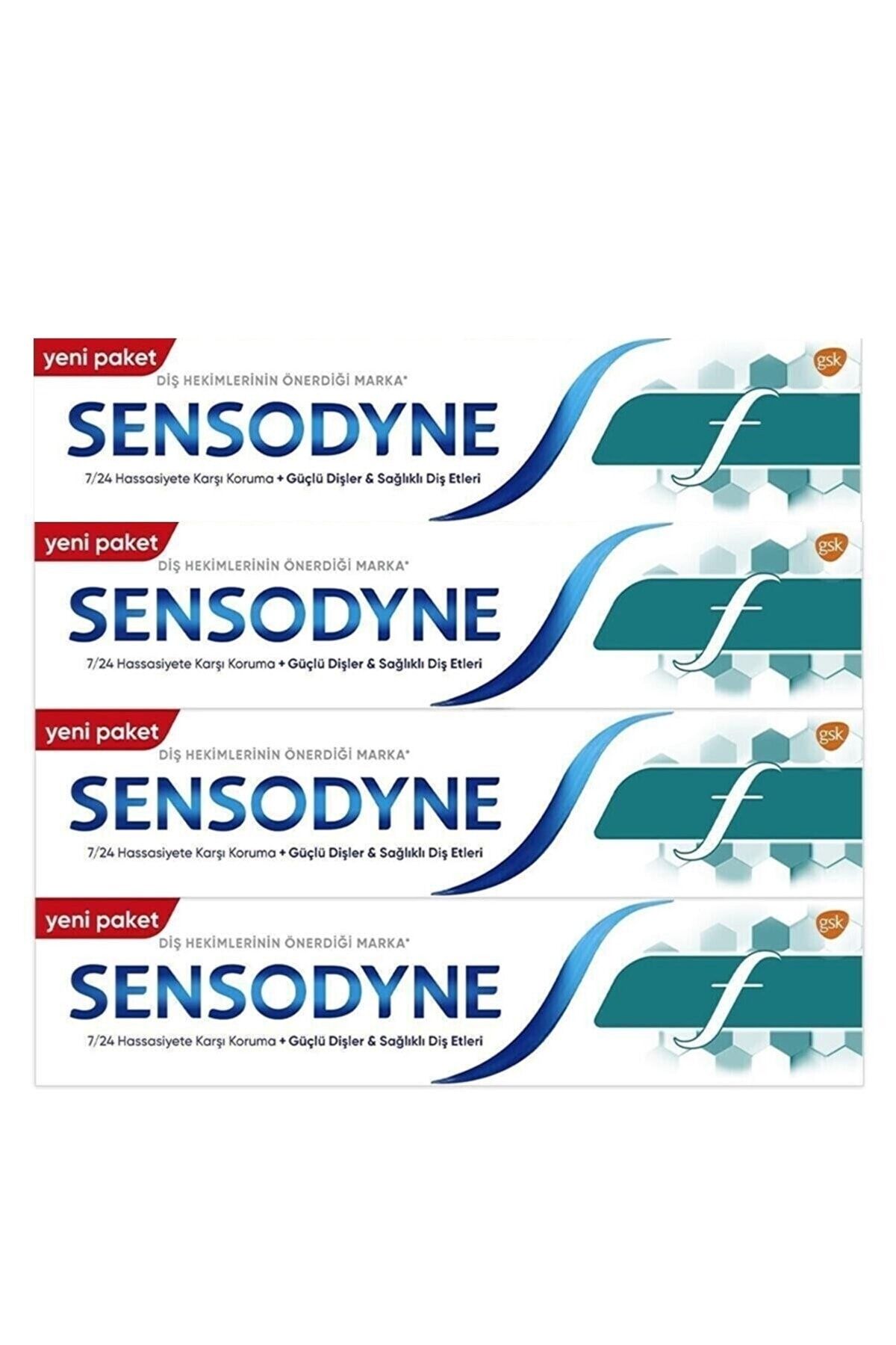 Sensodyne Florürlü Diş Macunu 100 Ml X 4 Adet