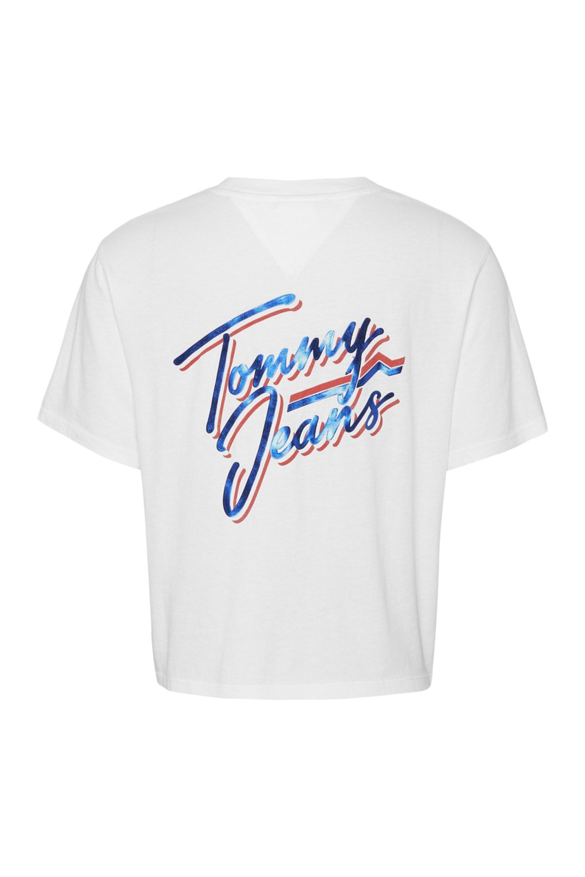 Tommy Hilfiger Kadın Beyaz T-Shirt Tjw Back Logo Tee DW0DW09073