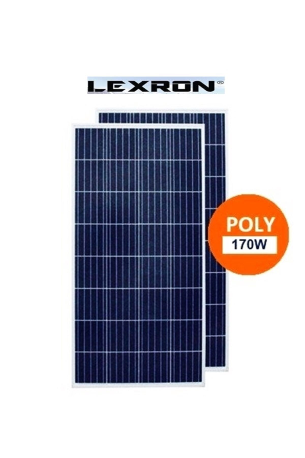 Lexron 170 Watt Polikristal Güneş Paneli A Class Kalite 12v