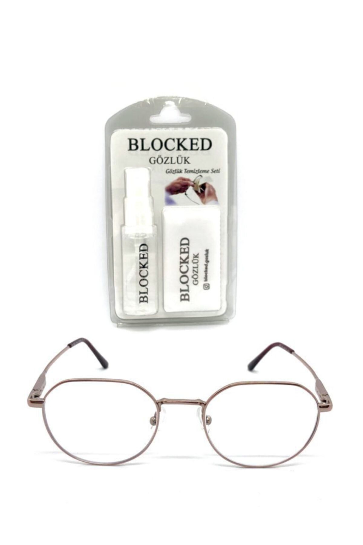 BLOCKED Numarasız Mavi Işık Engelleme Gözlük Bilgisayar Gözlükleri Uv400