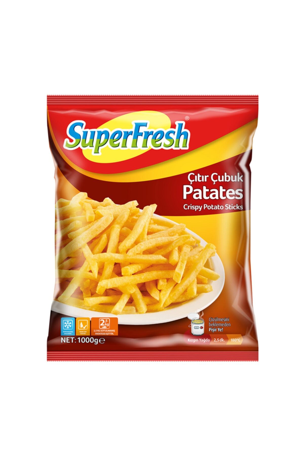 SuperFresh Çıtır Çubuk Patates 1000 G